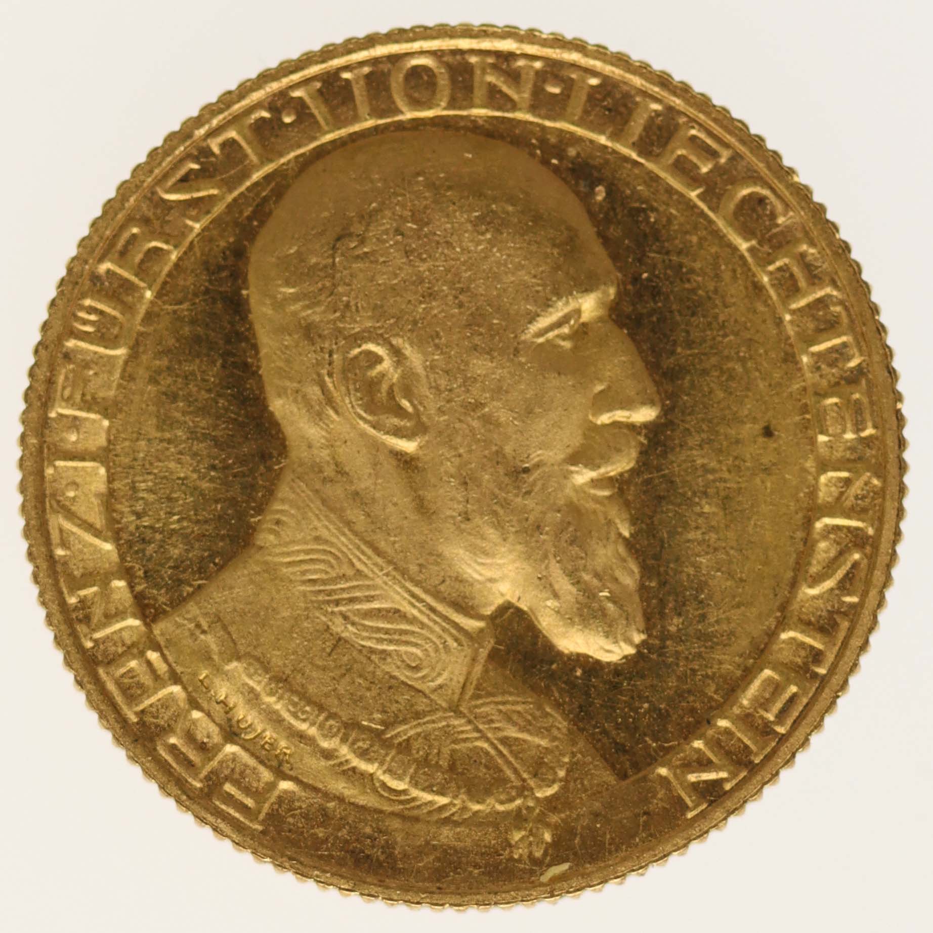 Liechtenstein Franz I. 20 Franken 1930