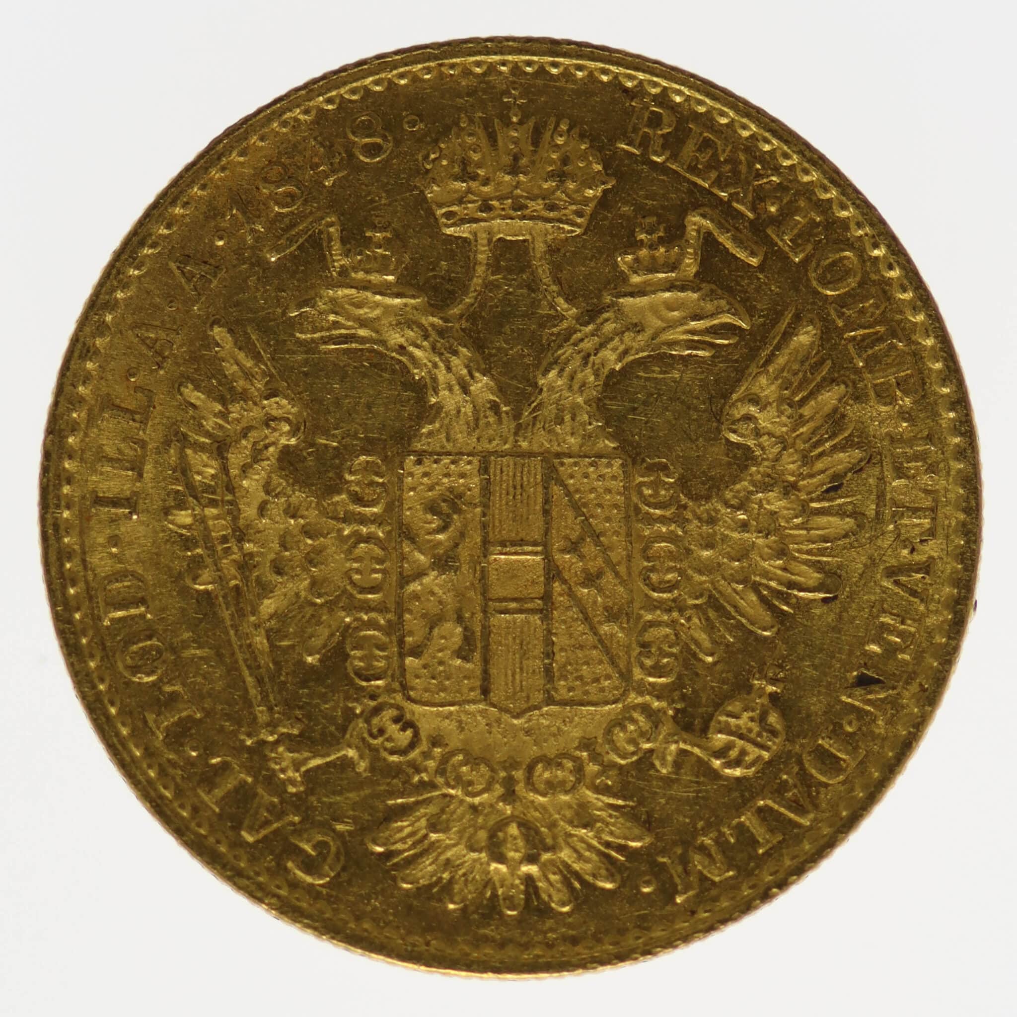 Österreich Kaiserreich Ferdinand I. Dukat 1848 A