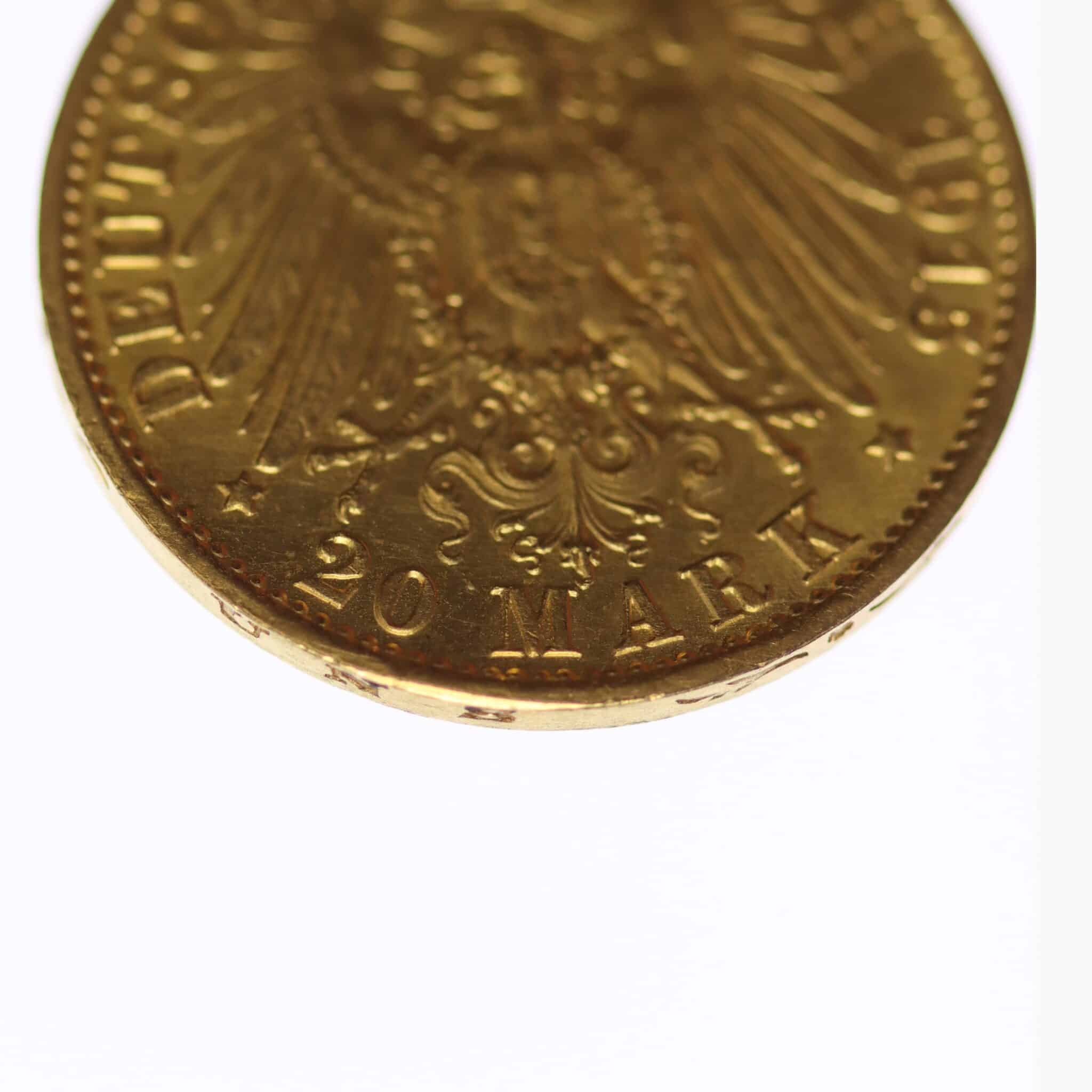 Preussen Wilhelm II. 20 Mark 1915 A