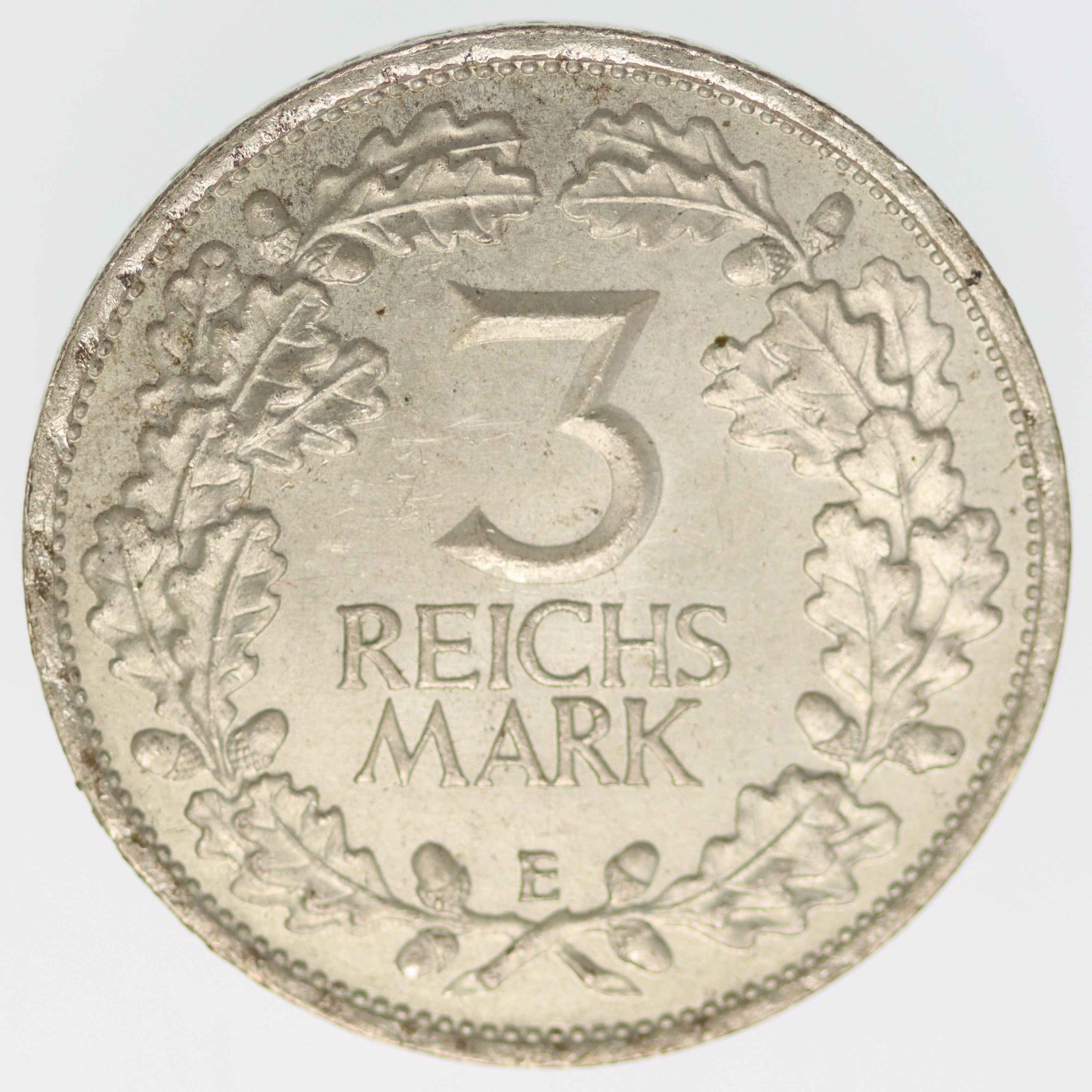 Weimarer Republik 3 Reichsmark 1925 E Rheinlande