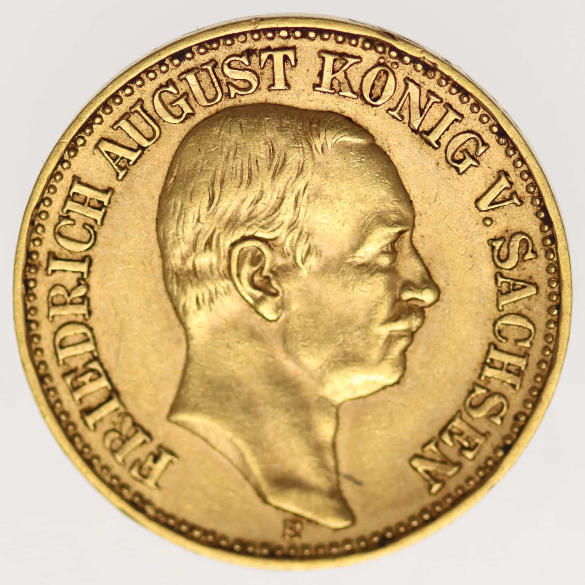 Sachsen Friedrich August 10 Mark 1905