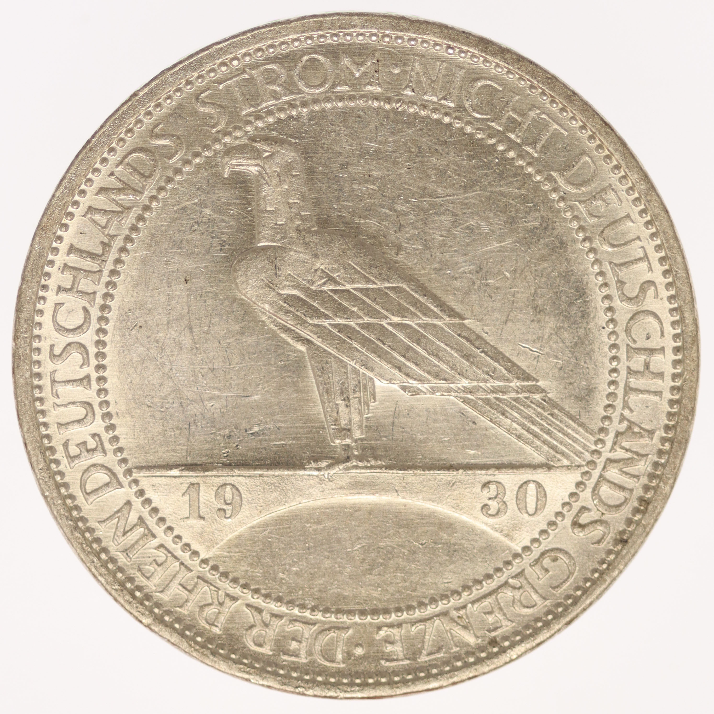Weimarer Republik 3 Reichsmark 1930 A