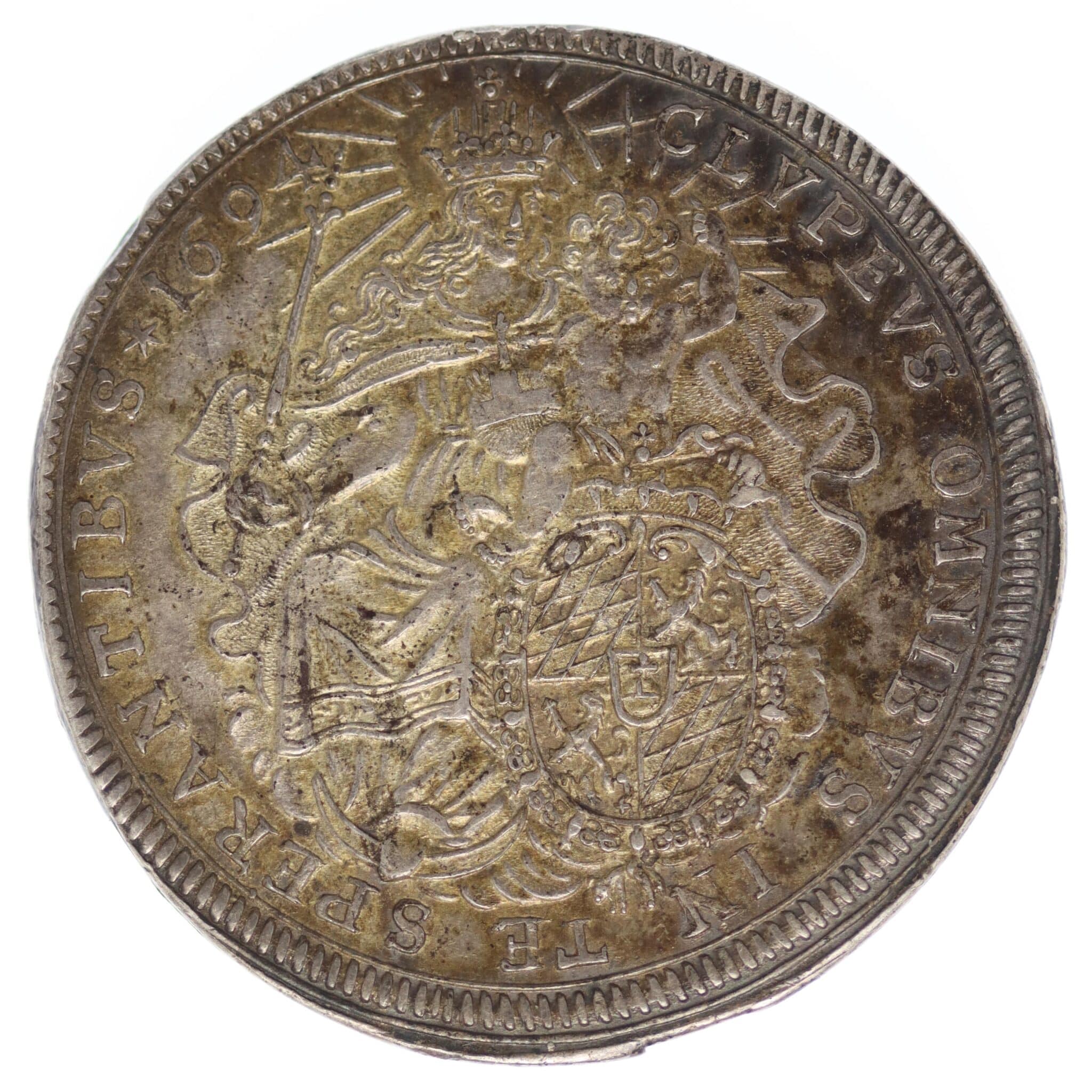 Bayern Maximilian II. Emanuel Reichstaler 1694