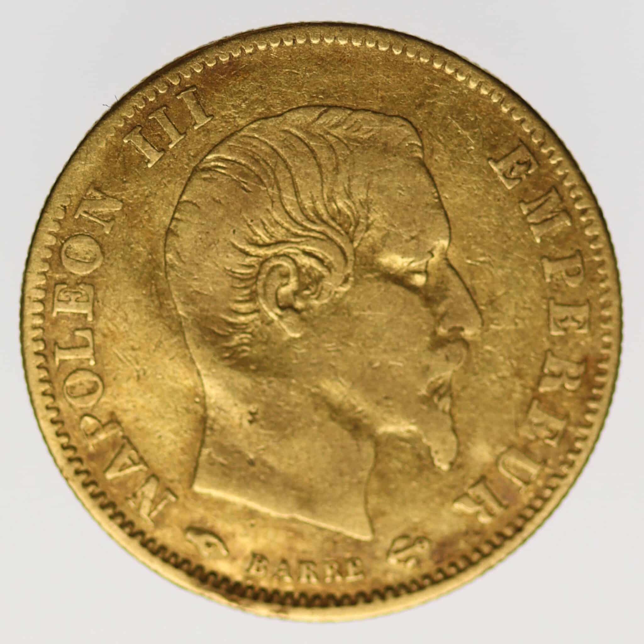 Frankreich Napoleon III. 5 Francs 1856 A