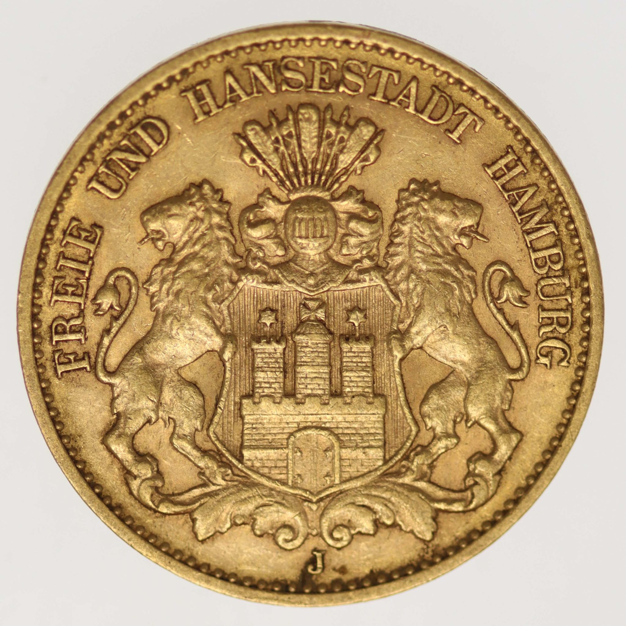 Hamburg 10 Mark 1910