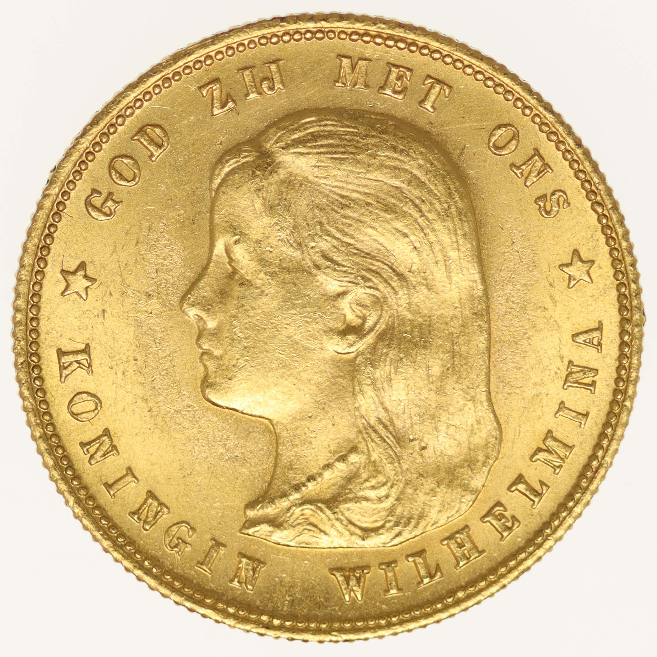 Niederlande Wilhelmina 10 Gulden 1897
