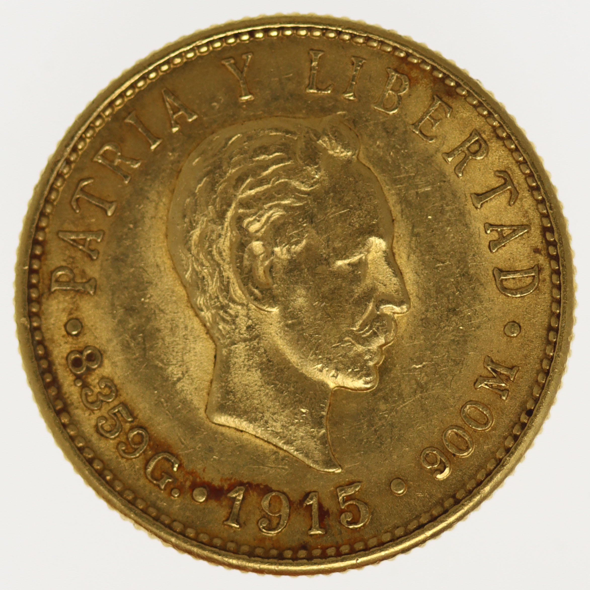 Kuba 5 Pesos 1915