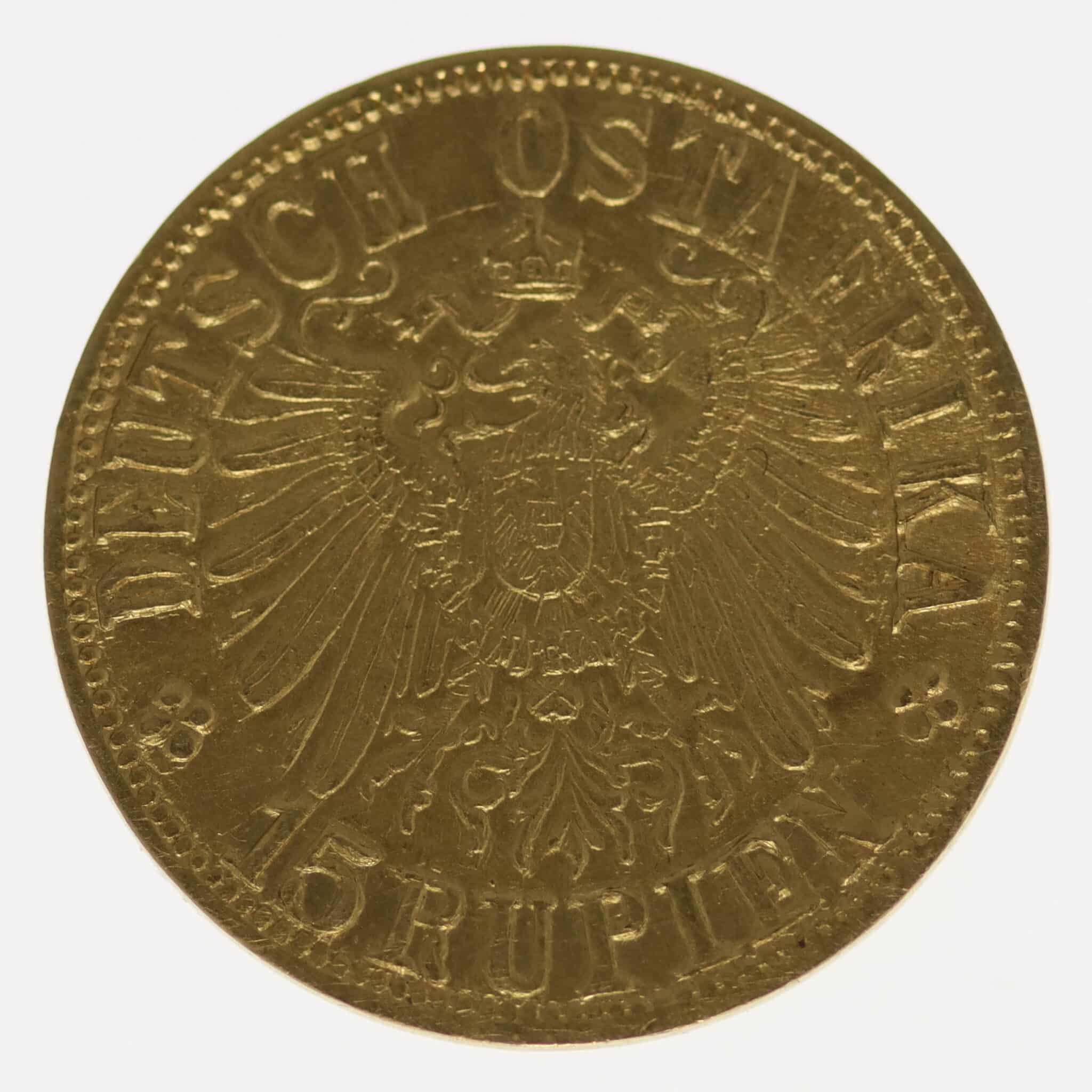 Deutsch Ostafrika Wilhelm II. 15 Rupien 1916 T