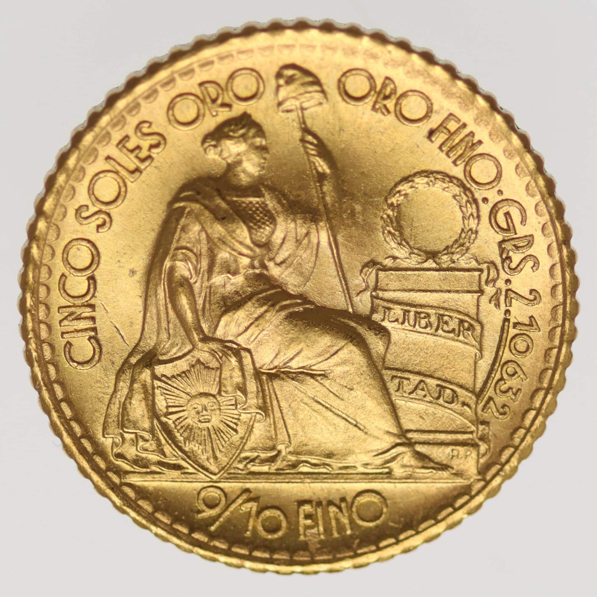 Peru 5 Soles 1960