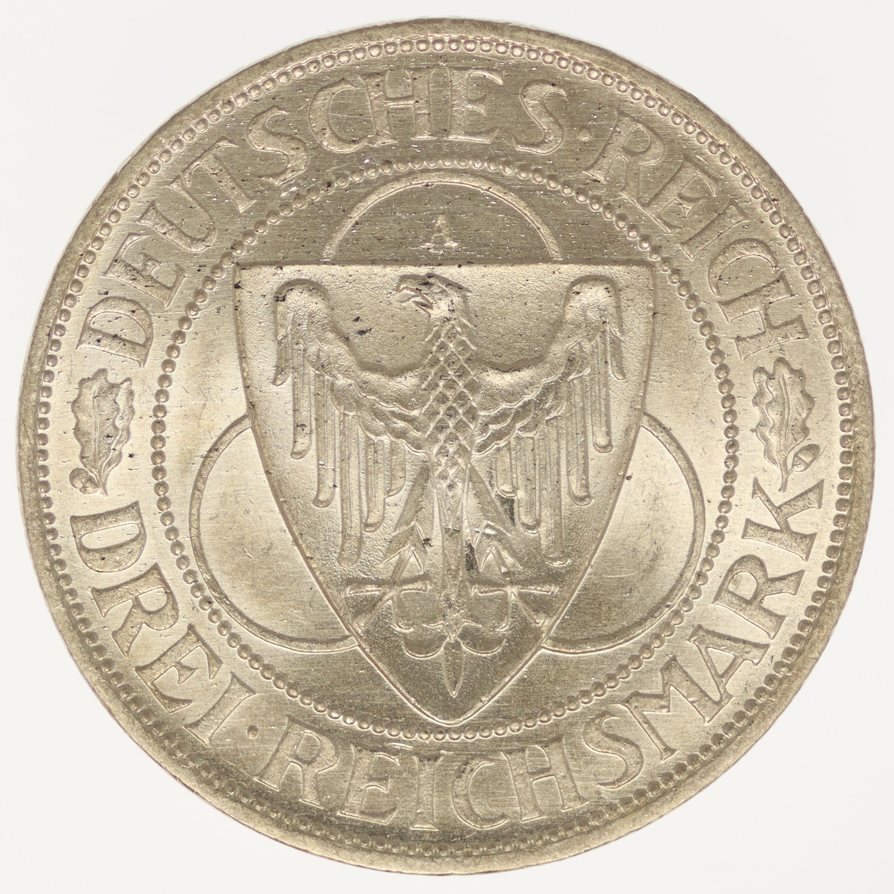Weimarer Republik 3 Reichsmark 1930 A