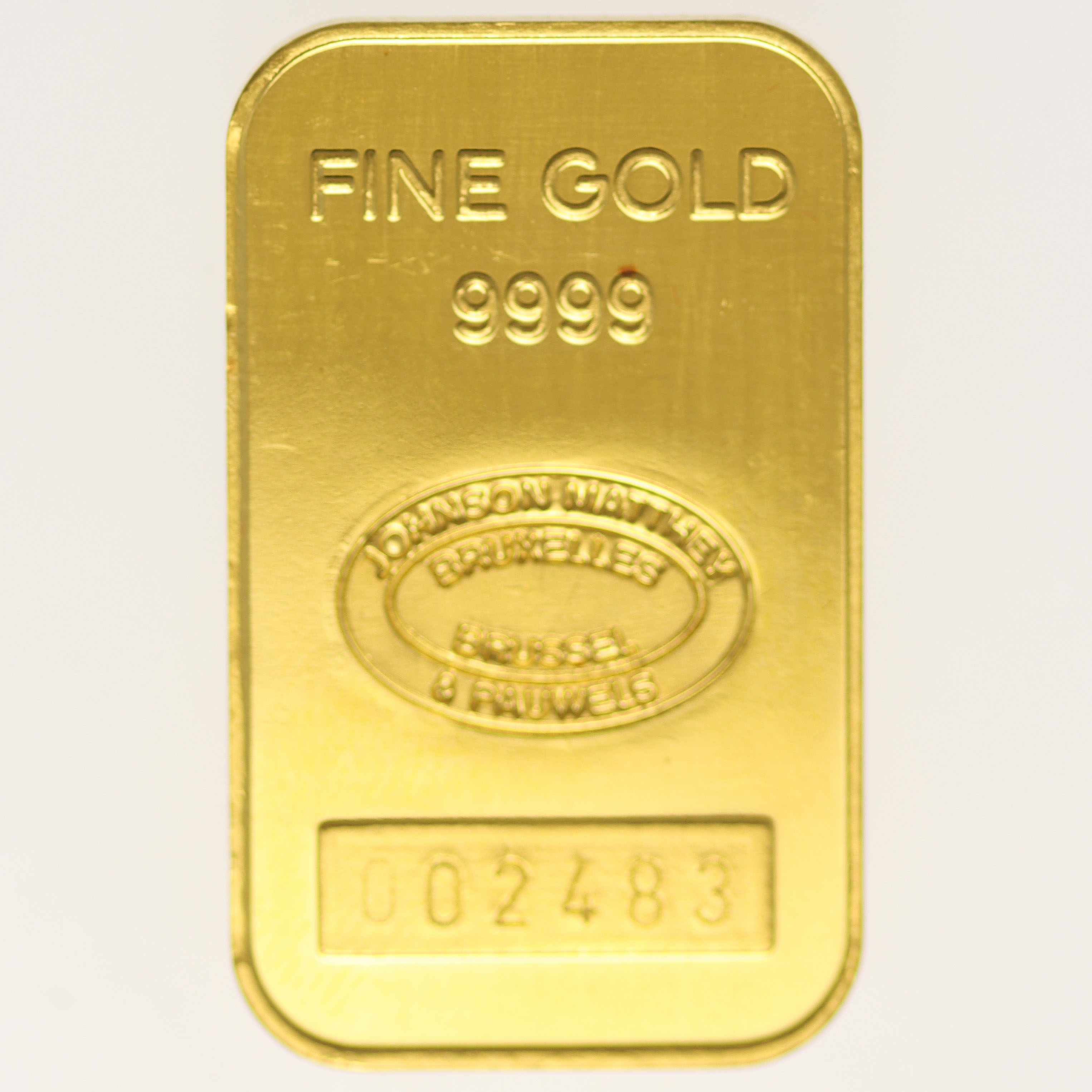 Goldbarren 20 Gramm Johnson Matthey & Pauwels für Banque Générale du Luxembourg
