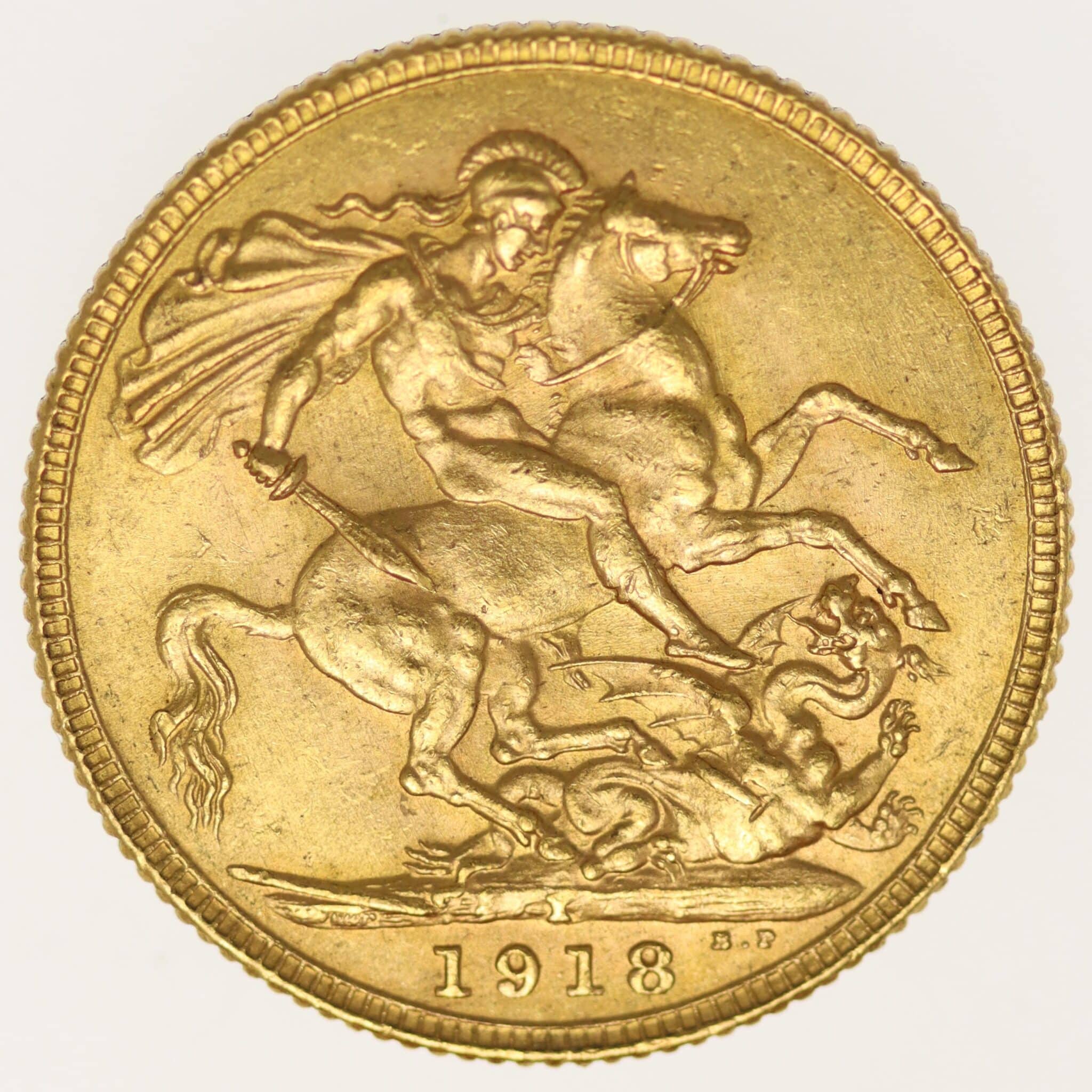 Indien Georg V. Sovereign 1918 I