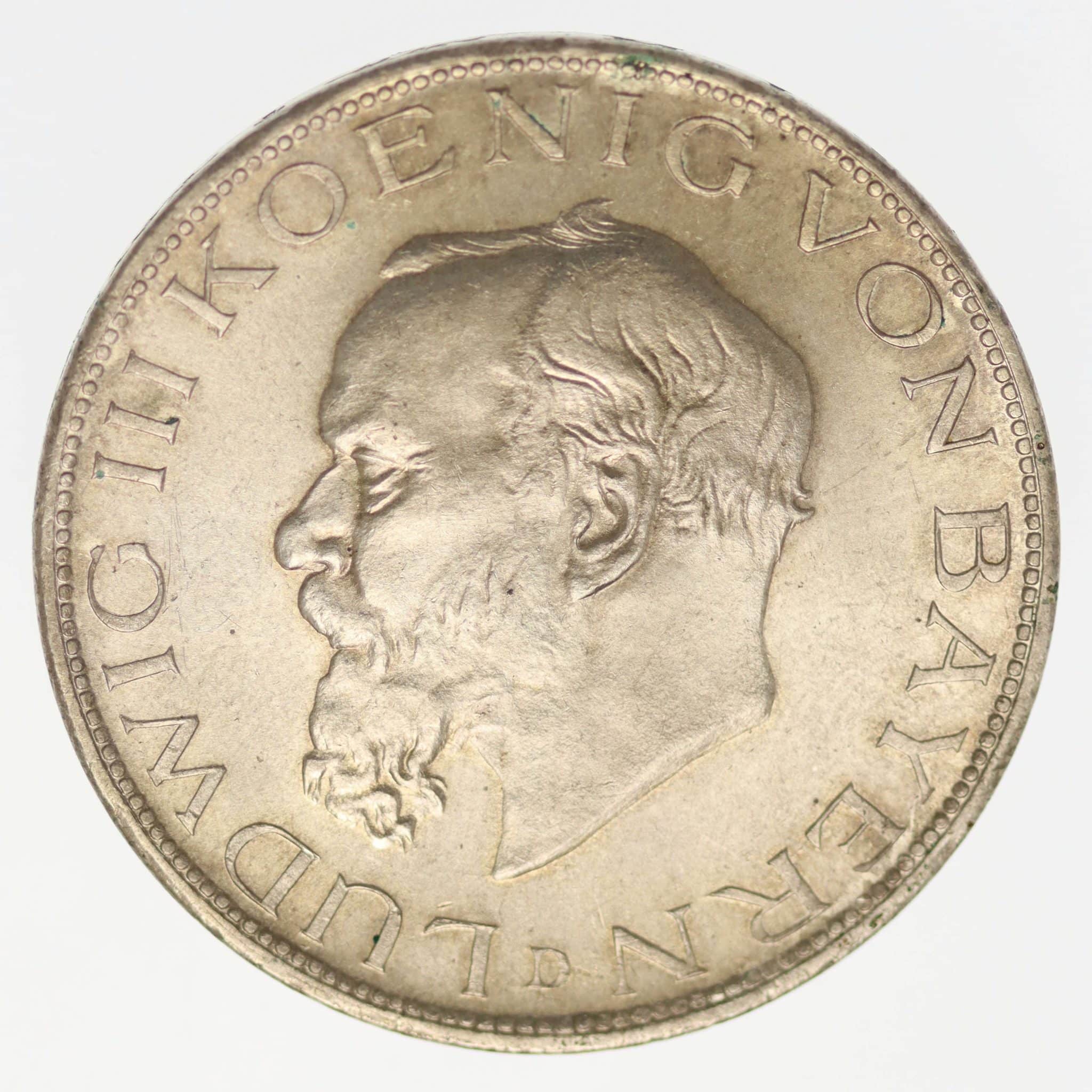 Bayern Ludwig III. 5 Mark 1914