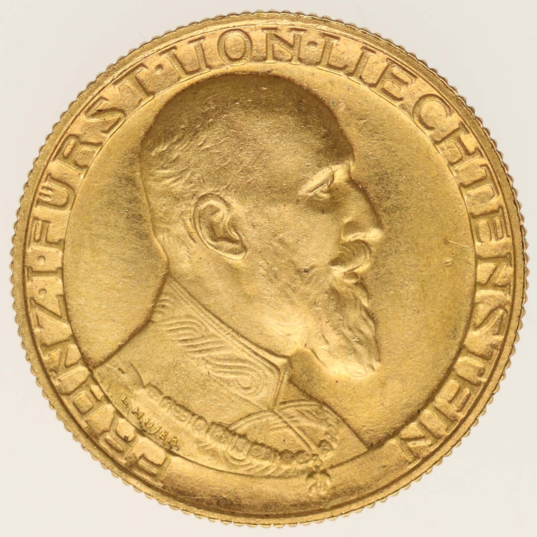 Liechtenstein Franz I. 20 Franken 1930