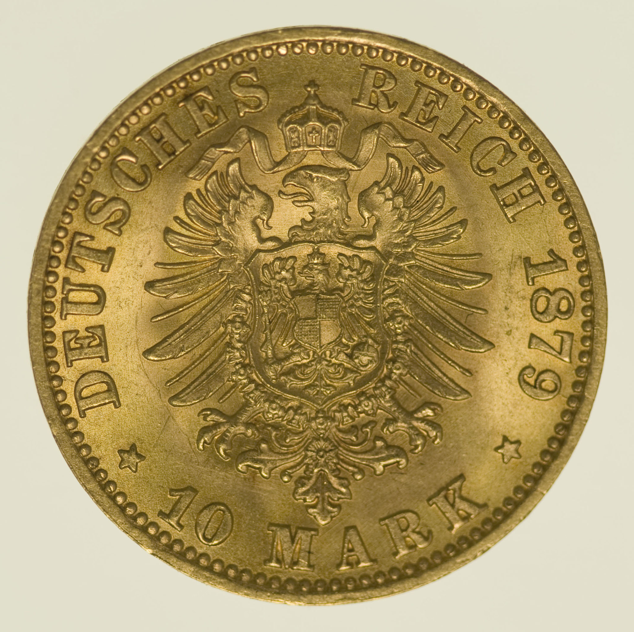 Preussen Wilhelm I. 10 Mark 1879 C
