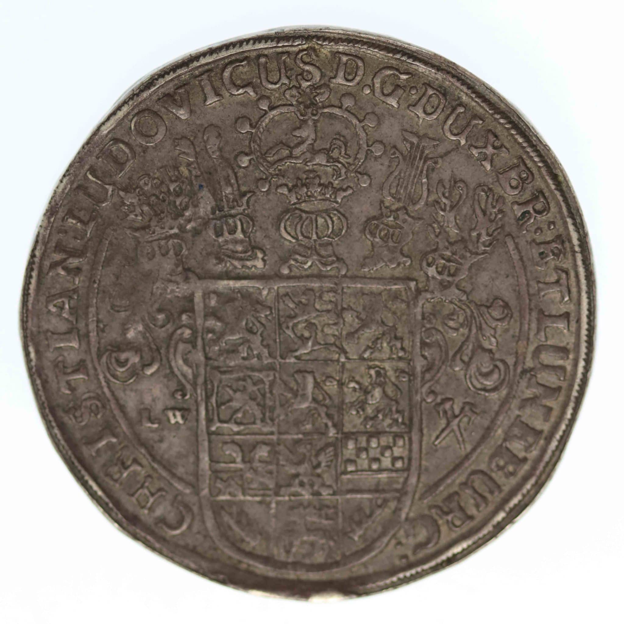 Braunschweig Lüneburg Celle Christian Ludwig Reichstaler 1652