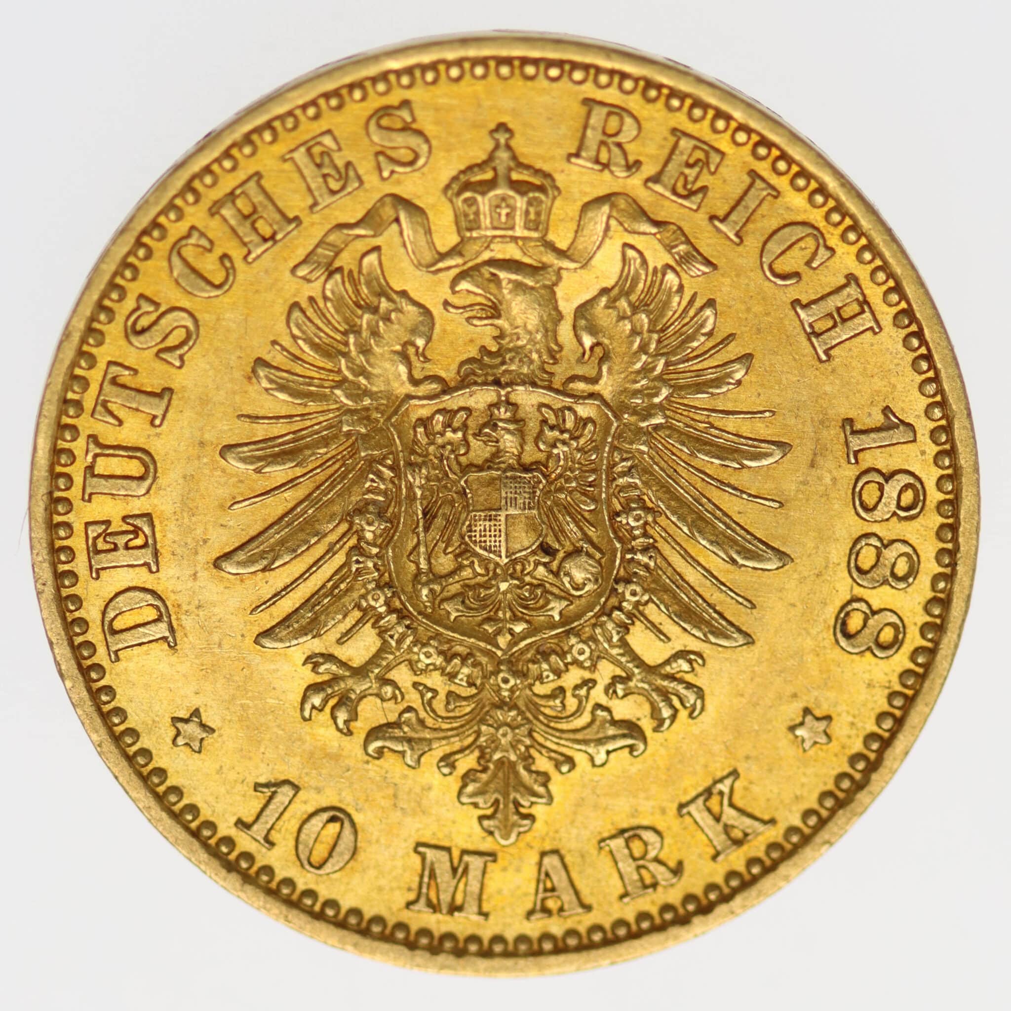 Preussen Friedrich III. 10 Mark 1888