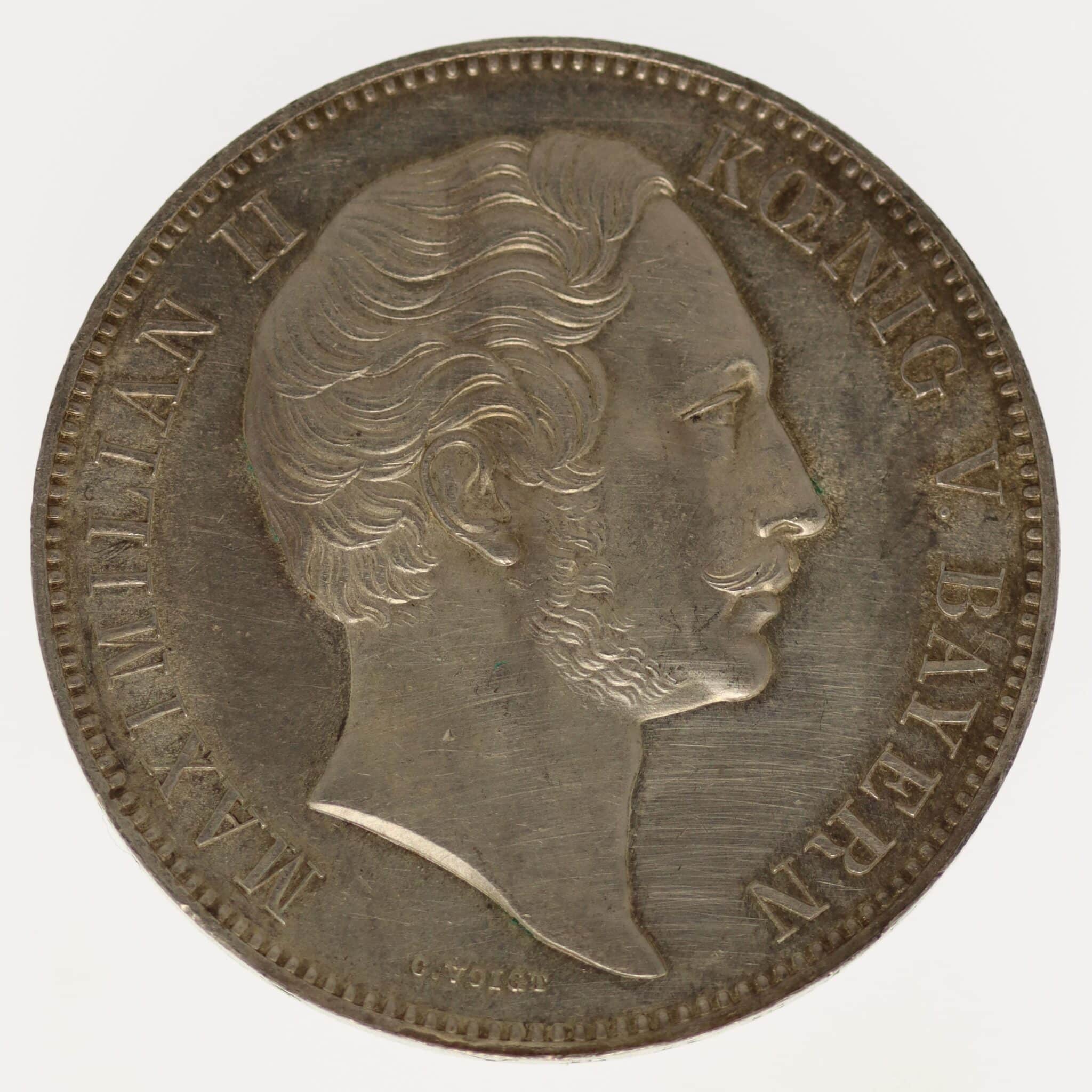 Bayern Maximilian II. Doppeltaler 1854