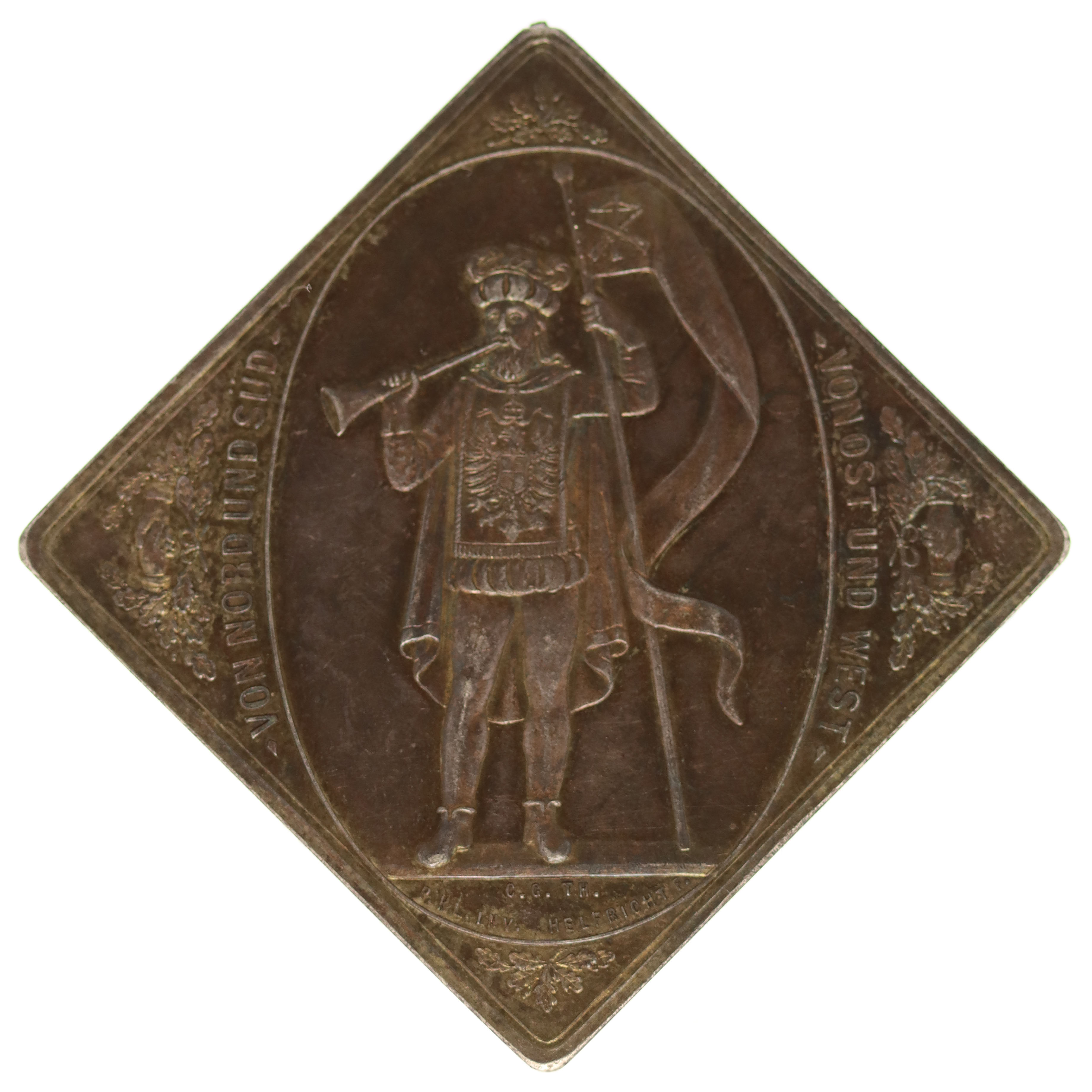 Sachsen Leipzig Silbermedaille 1884
