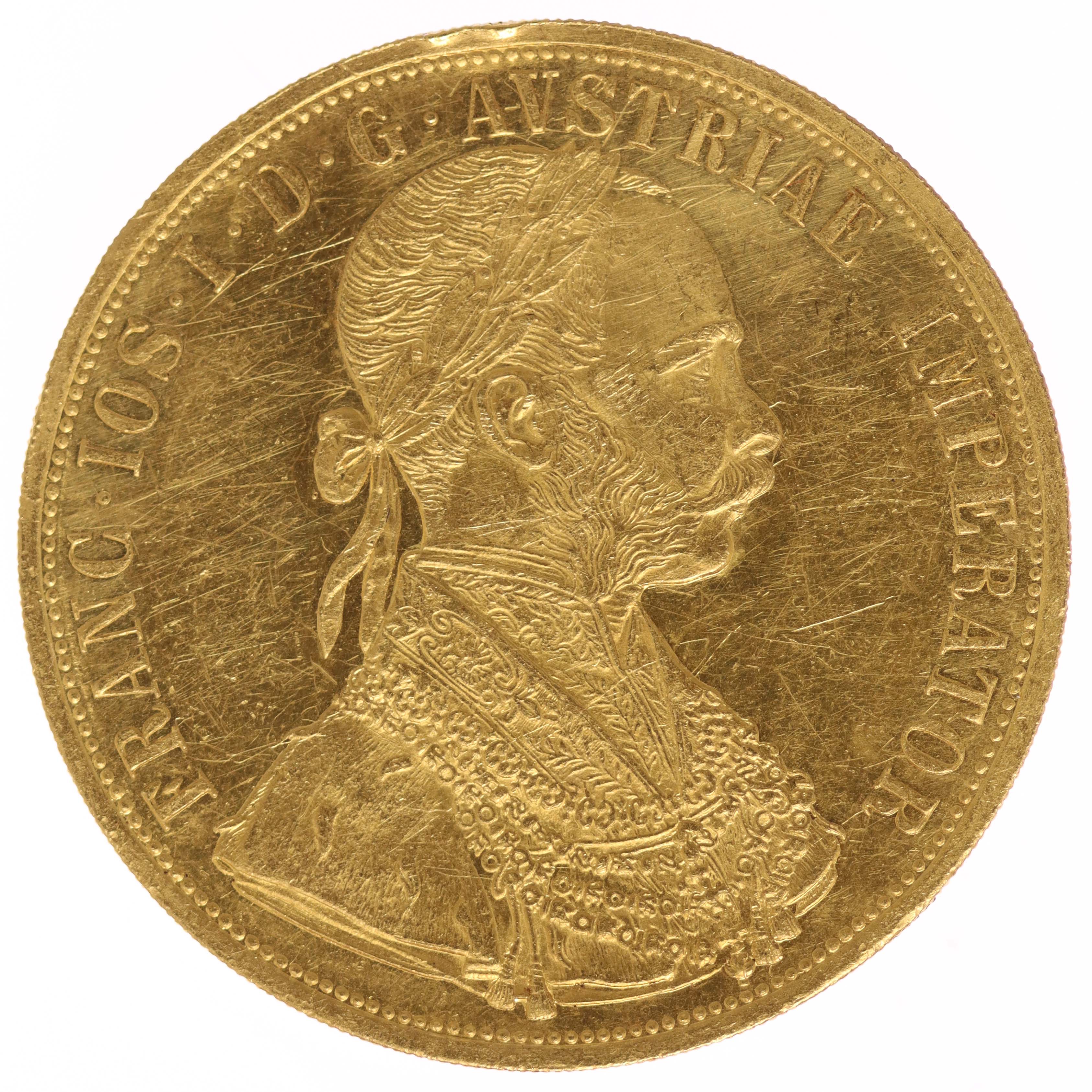 Österreich Kaiserreich Franz Joseph I. 4 Dukaten 1911