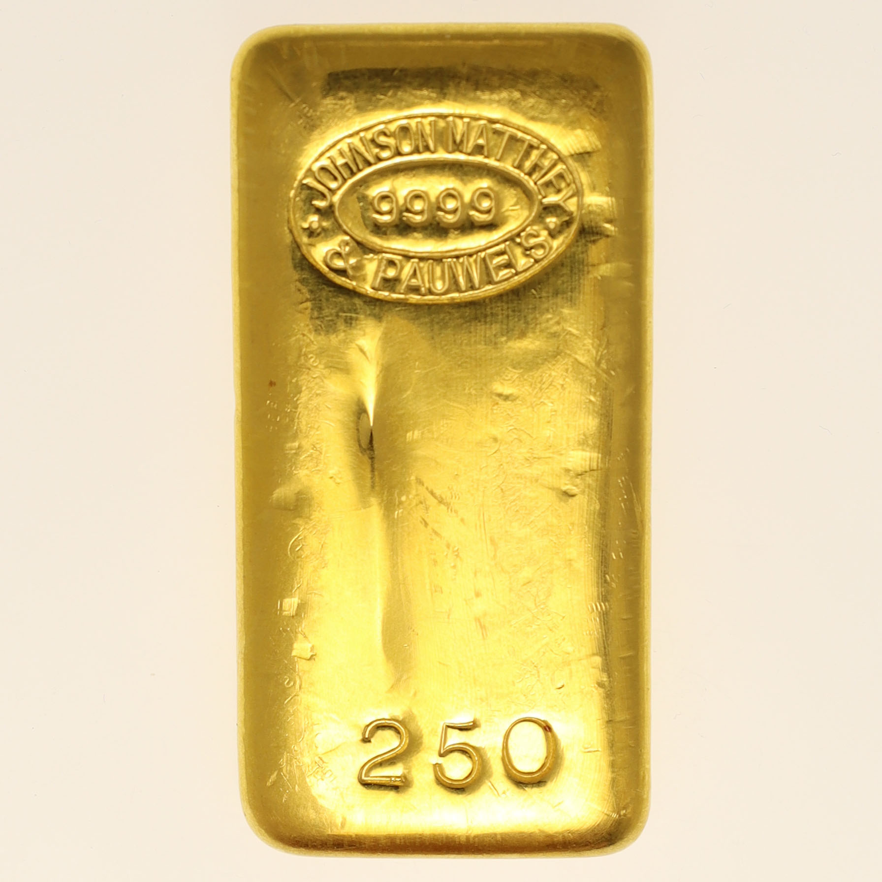 Goldbarren 250 Gramm Johnson Matthey &amp; Pauwels