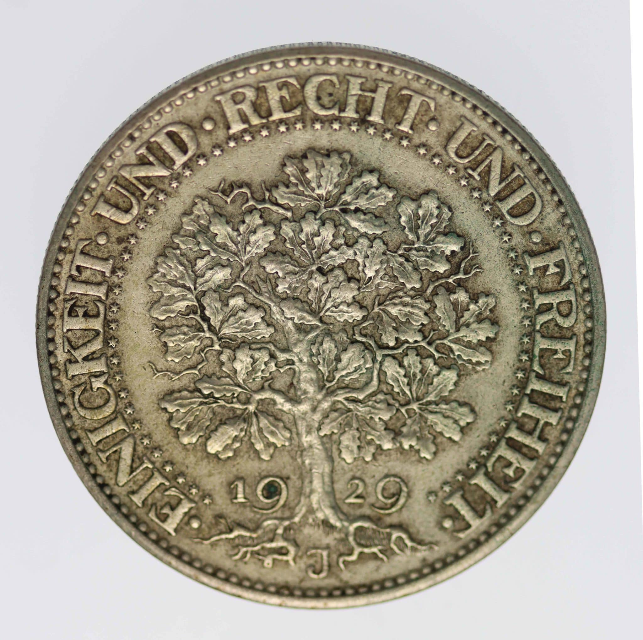 Weimarer Republik 5 Reichsmark 1929 J Eichbaum