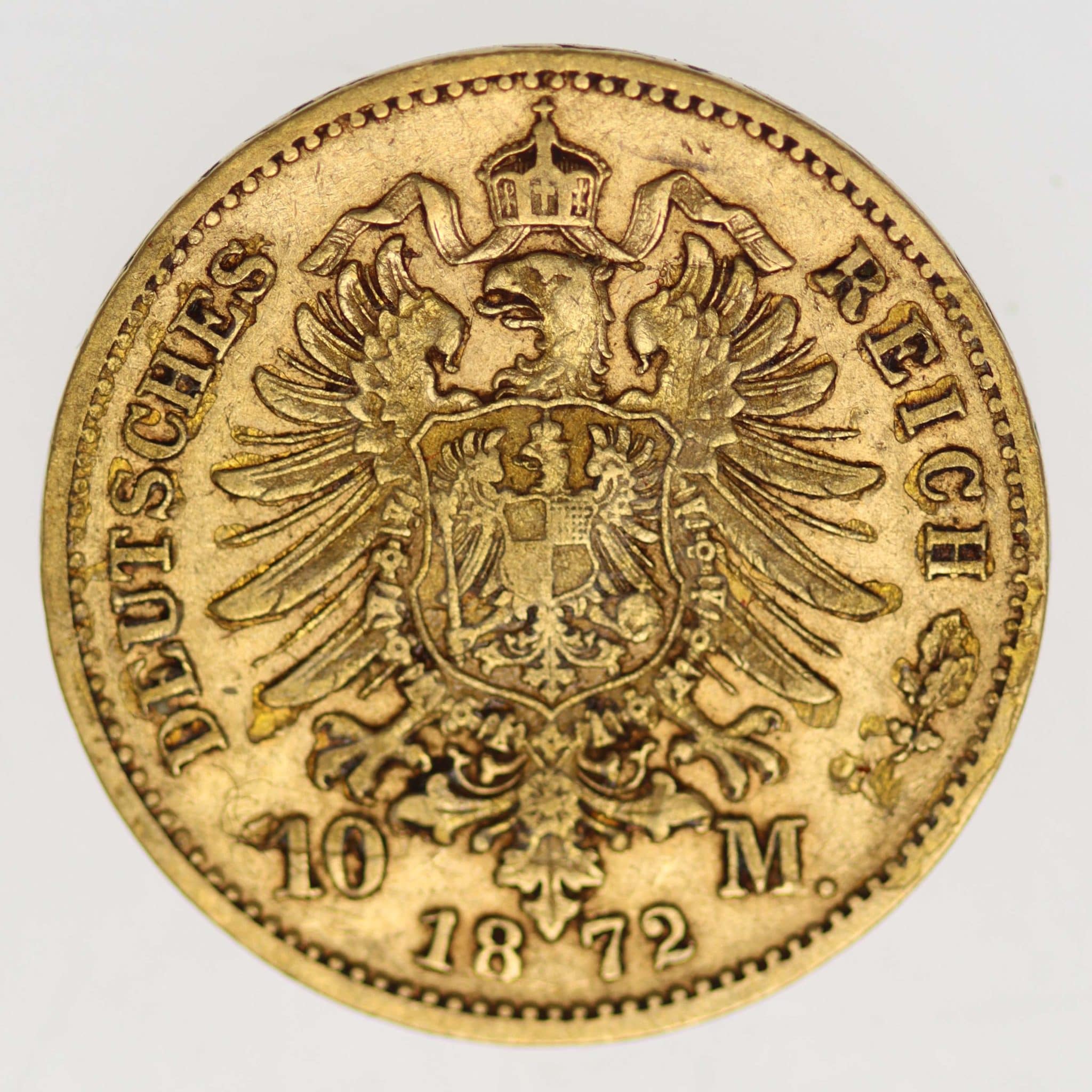 Sachsen Johann 10 Mark 1872