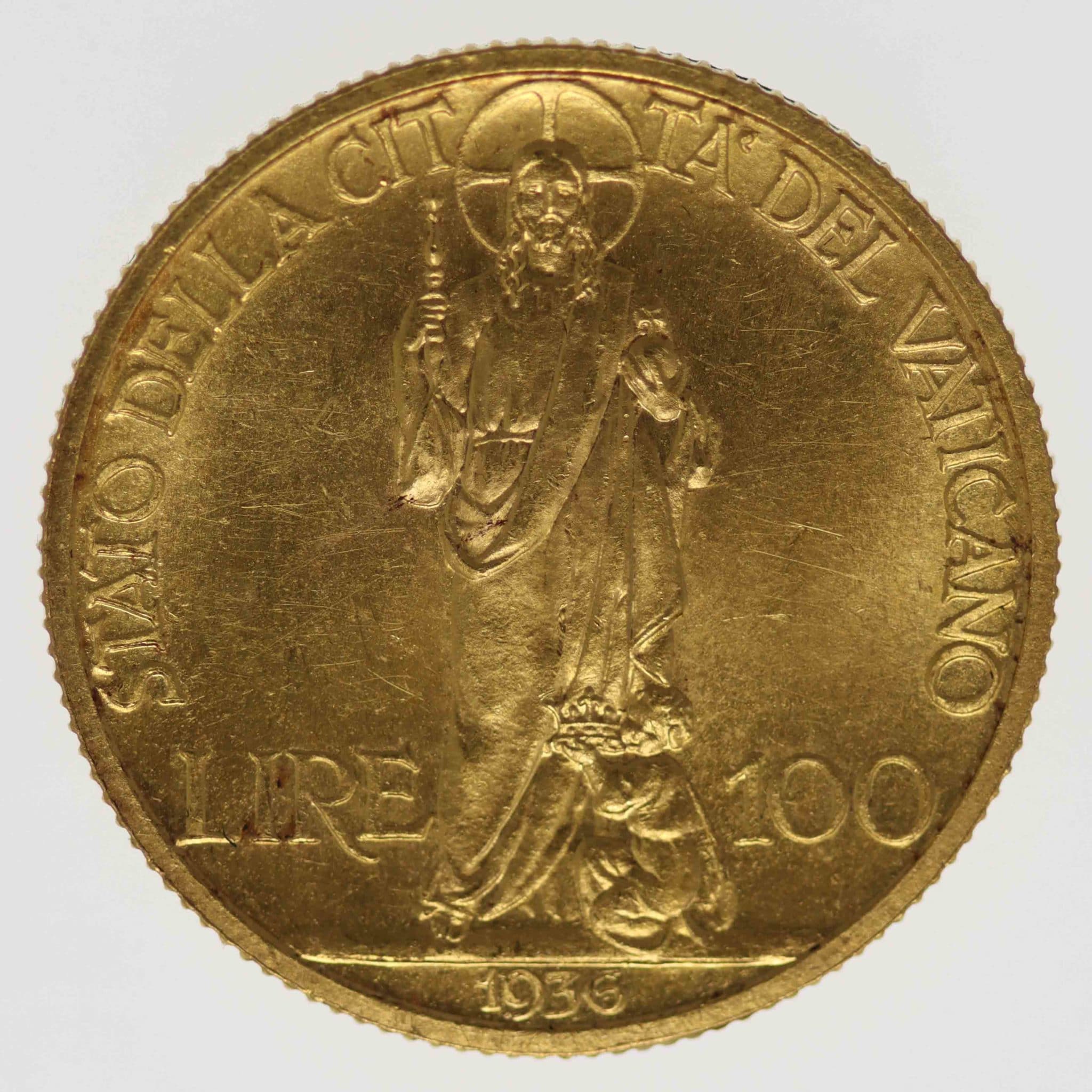 Vatikan Pius XI. Münzset 1936
