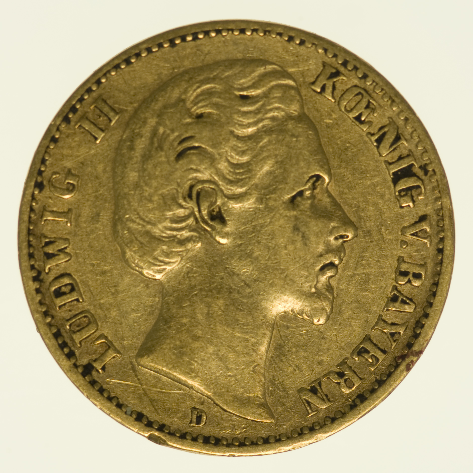 Bayern Ludwig II. 10 Mark 1879