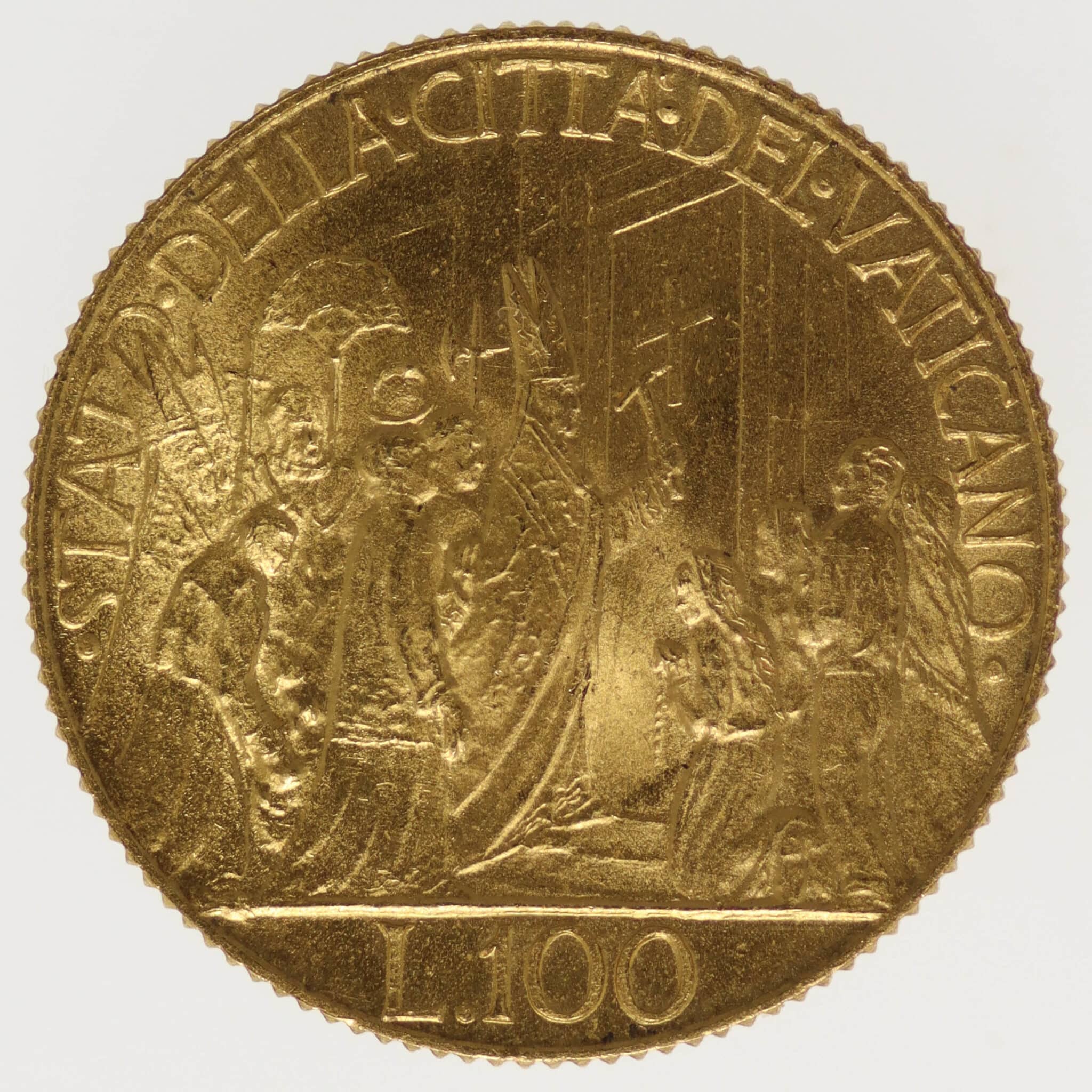 Vatikan Pius XII. 100 Lire 1950