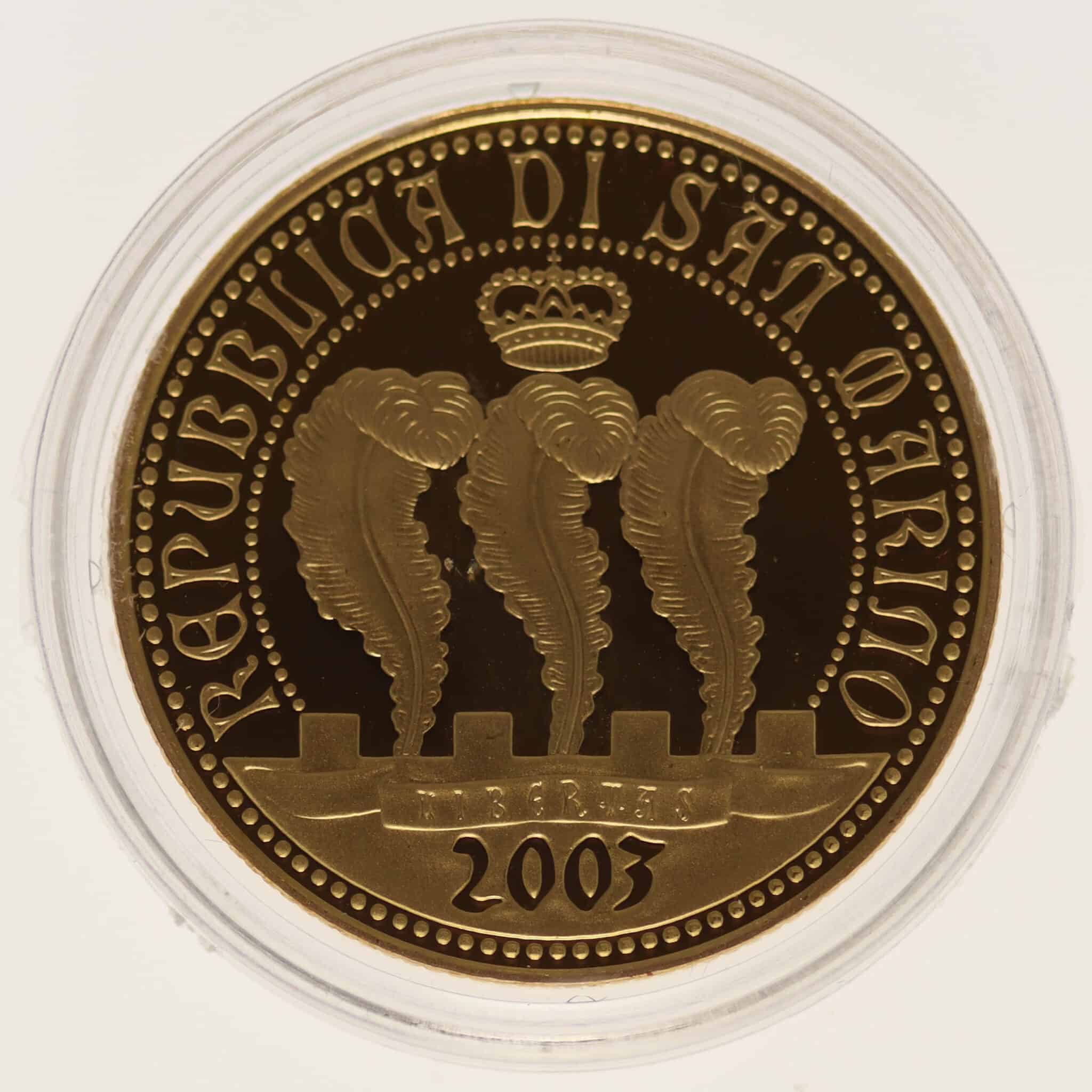 San Marino Set 20 + 50 Euro 2003