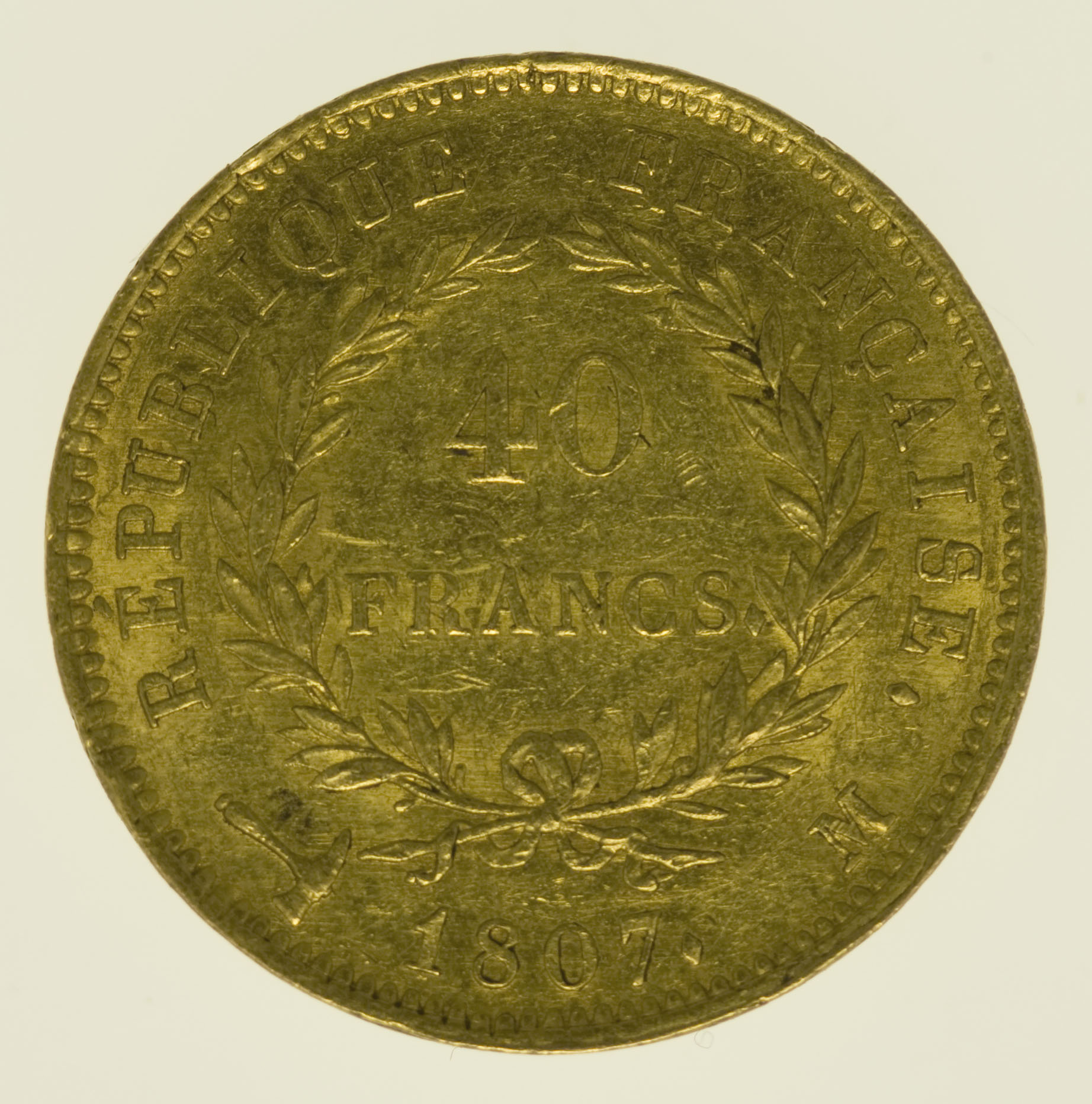 Frankreich Napoleon I. 40 Francs 1807 M