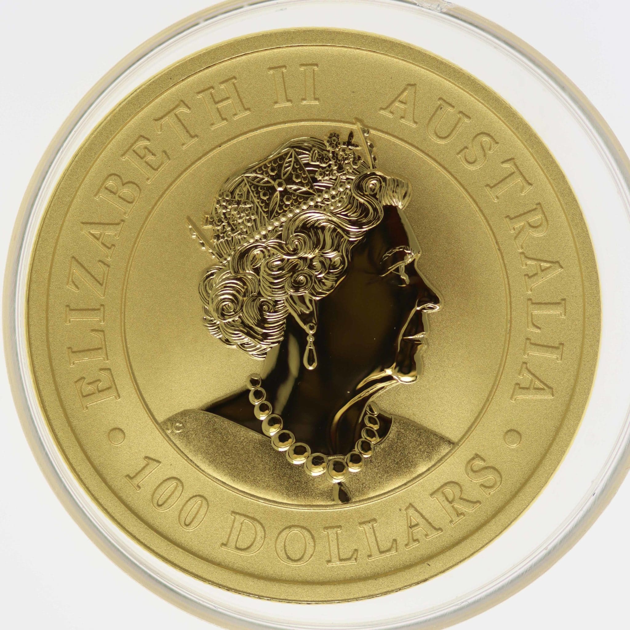 Australien Elisabeth II. 100 Dollars 2019 1 OZ Emu