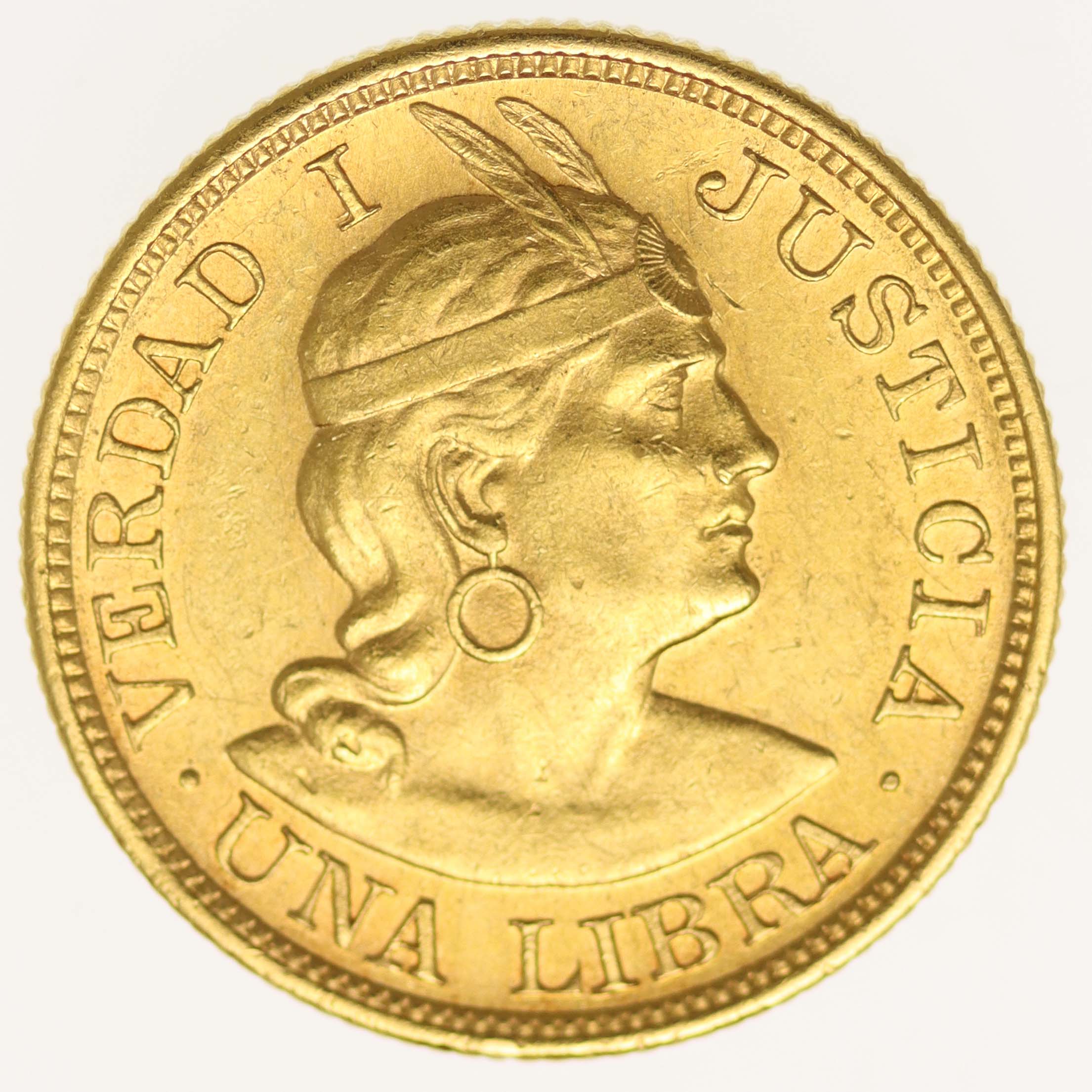 Peru Libra 1912