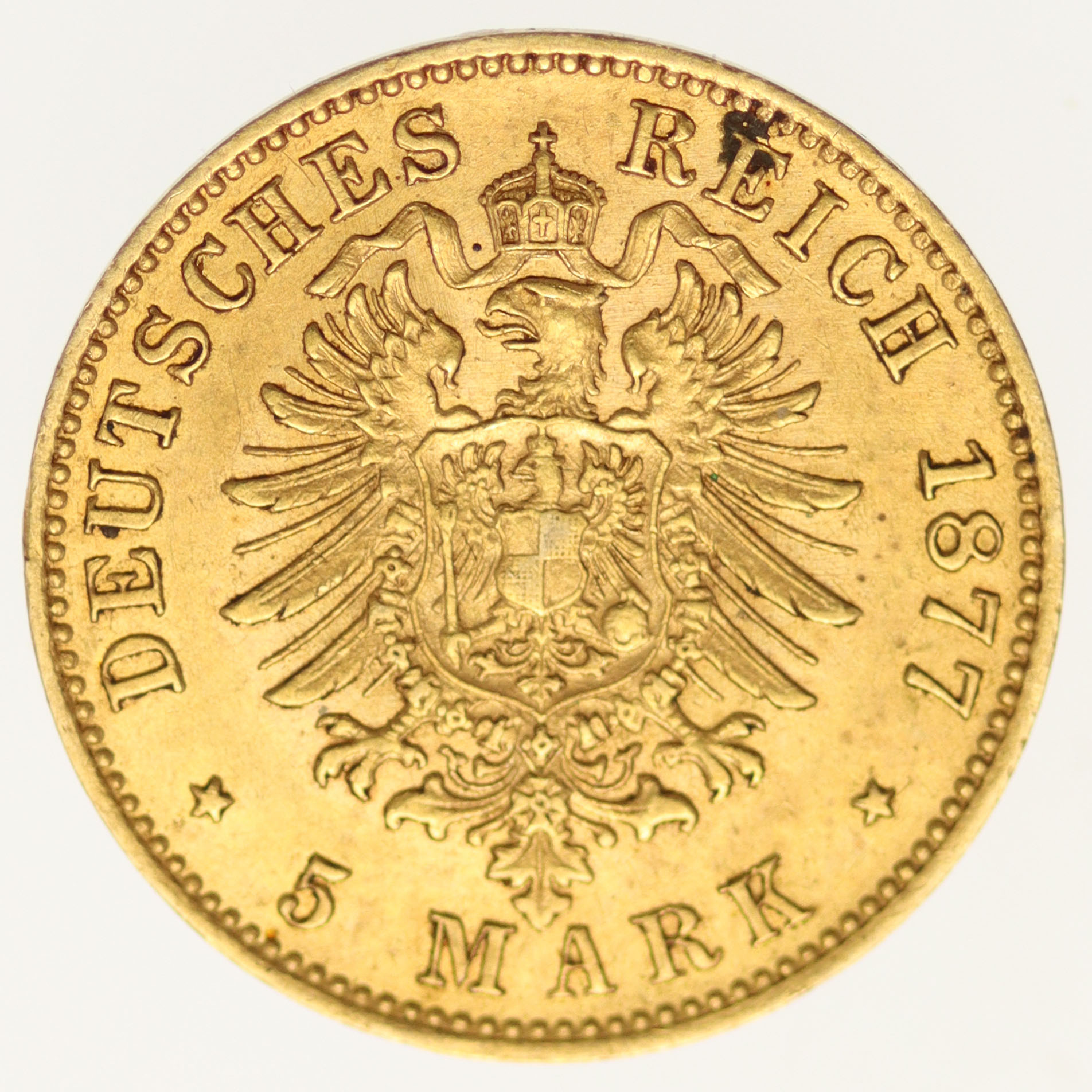 Bayern Ludwig II. 5 Mark 1877