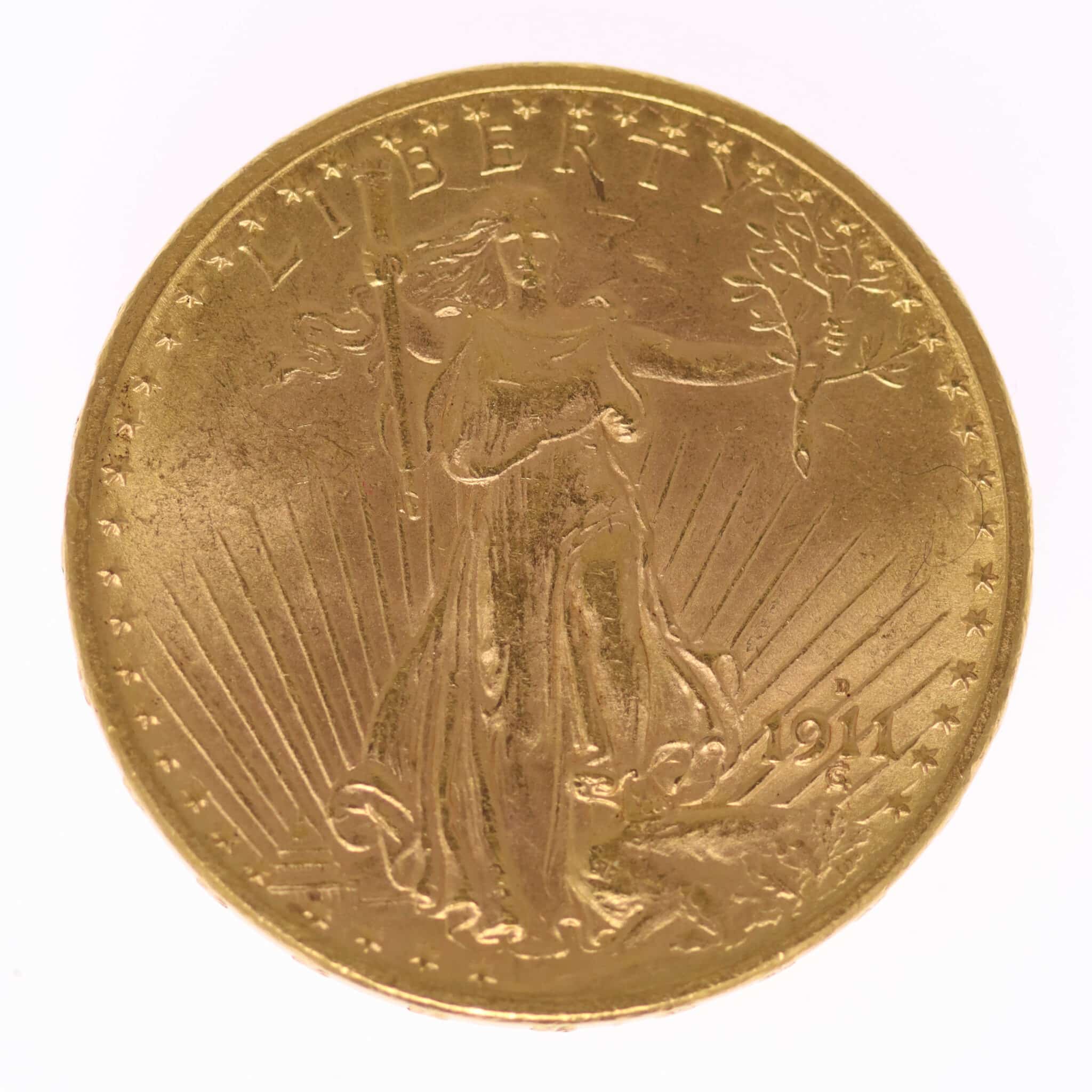 USA 20 Dollars 1911 D Statue