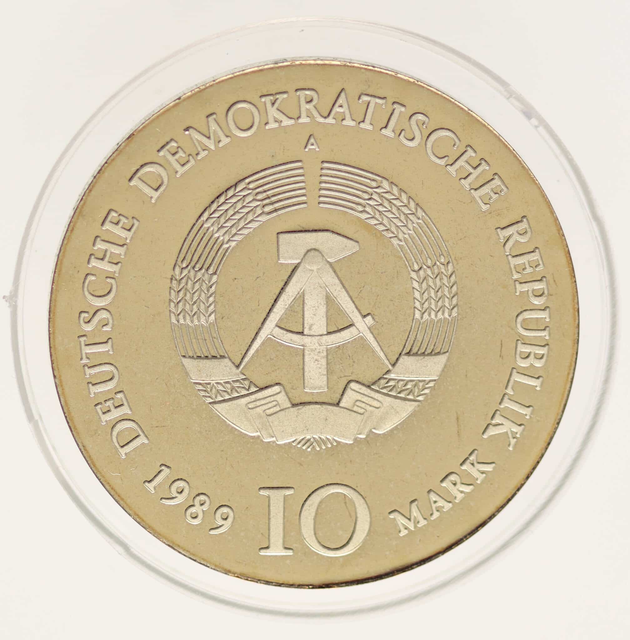 DDR 10 Mark 1989 Schadow