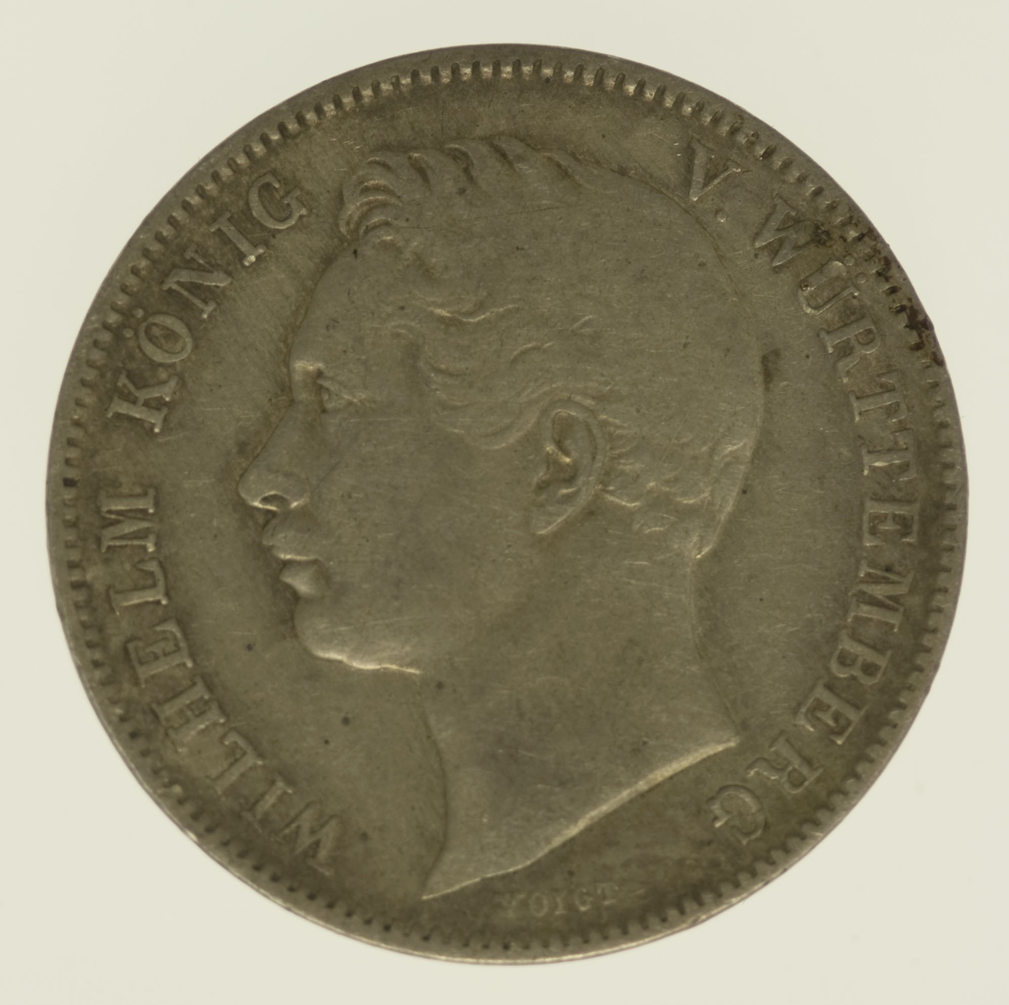 Württemberg Wilhelm I. 1/2 Gulden 1848