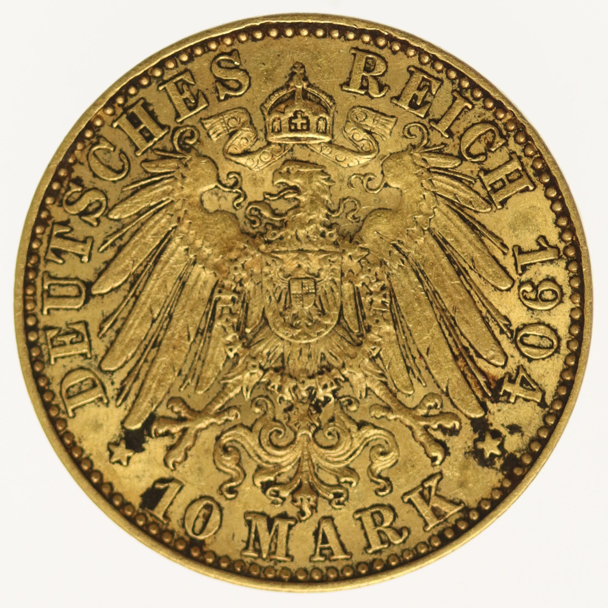 Sachsen Georg 10 Mark 1903 E
