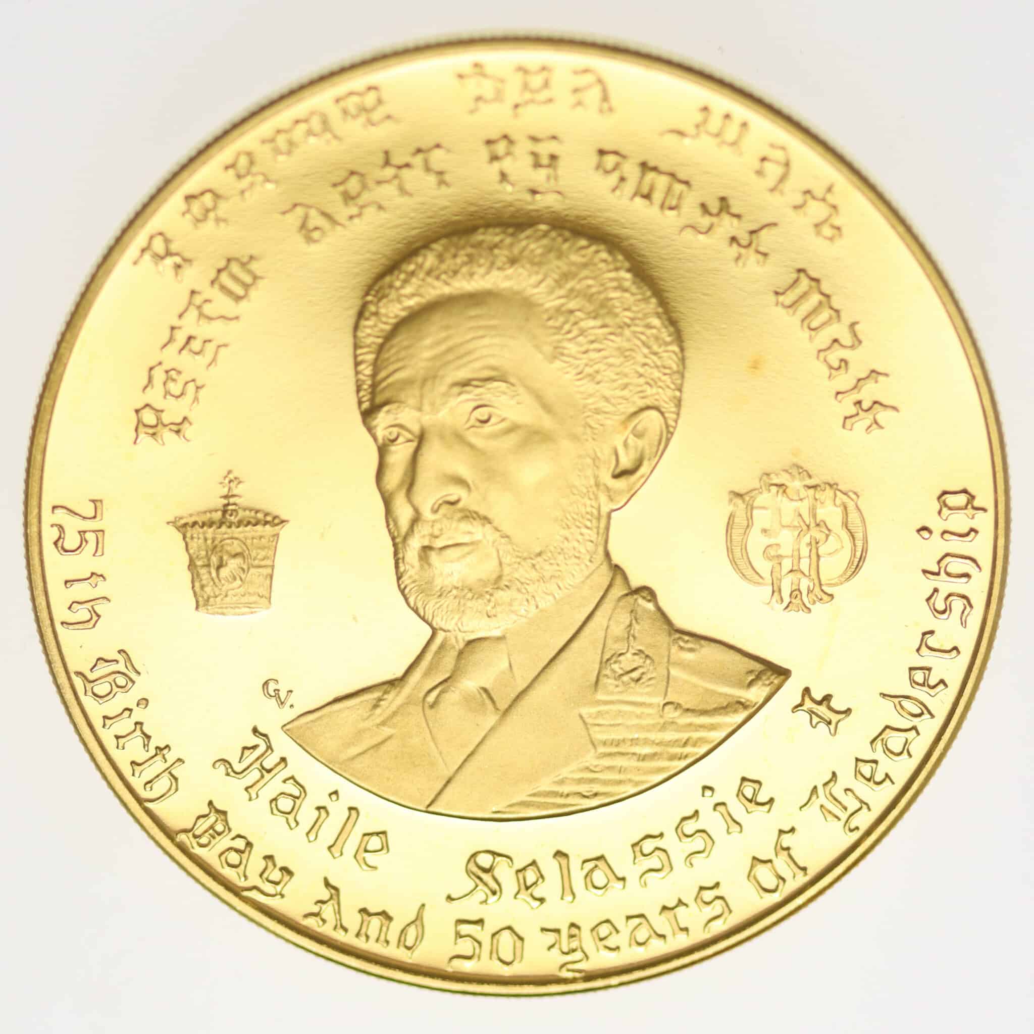 Äthiopien Haile Selassi 100 Dollars 1966