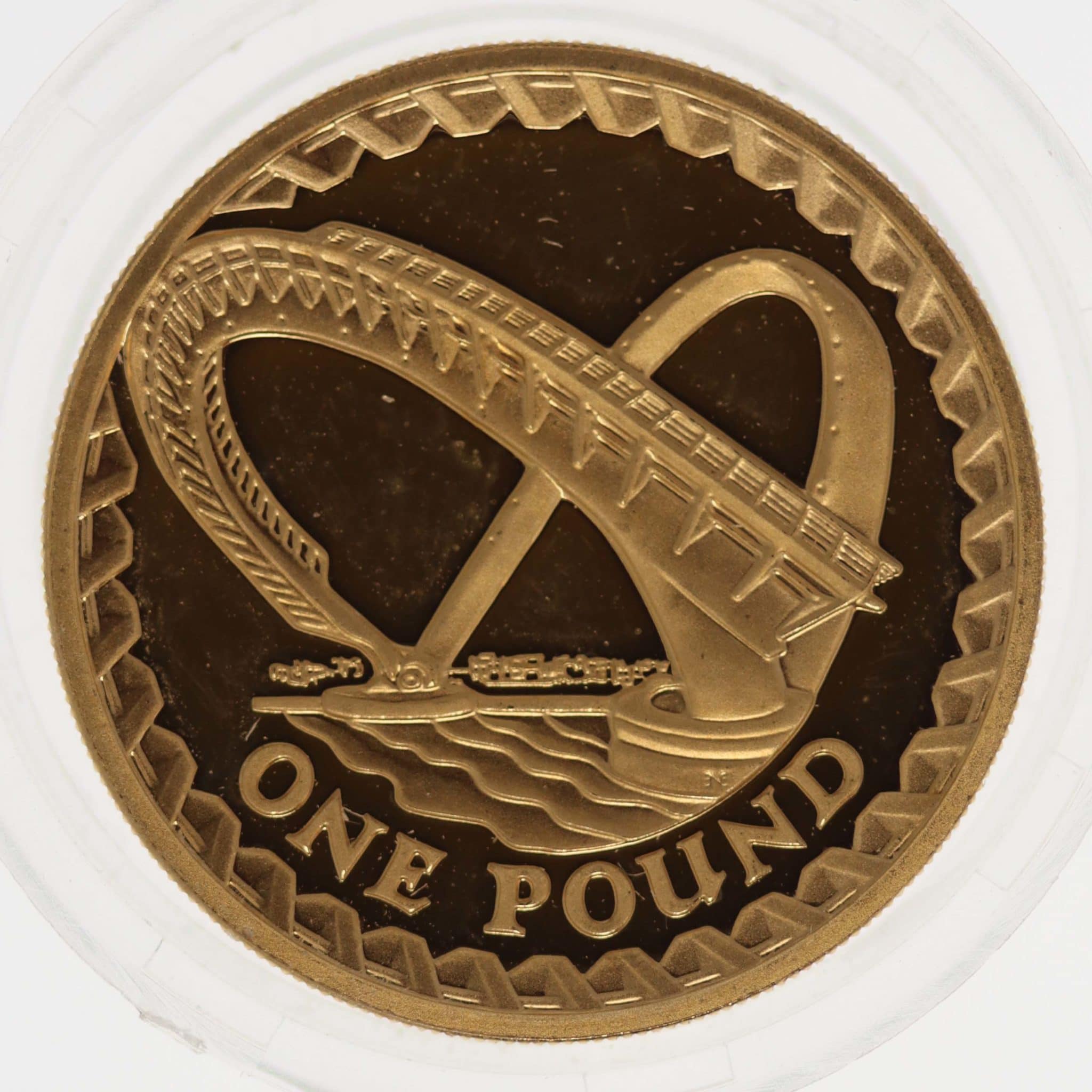 Großbritannien Elisabeth II. One Pound 2007