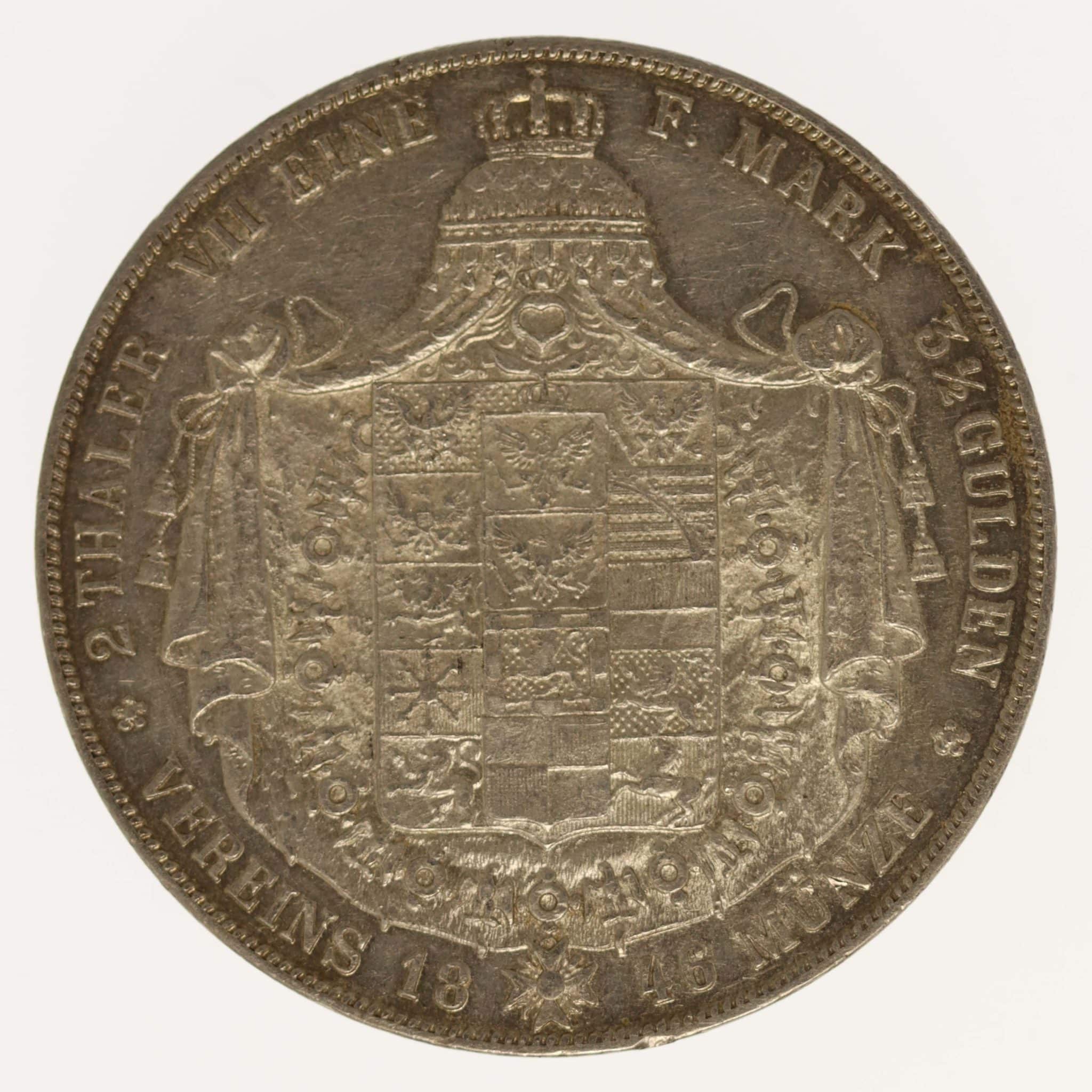 Preussen Friedrich Wilhelm IV. Doppeltaler 1846