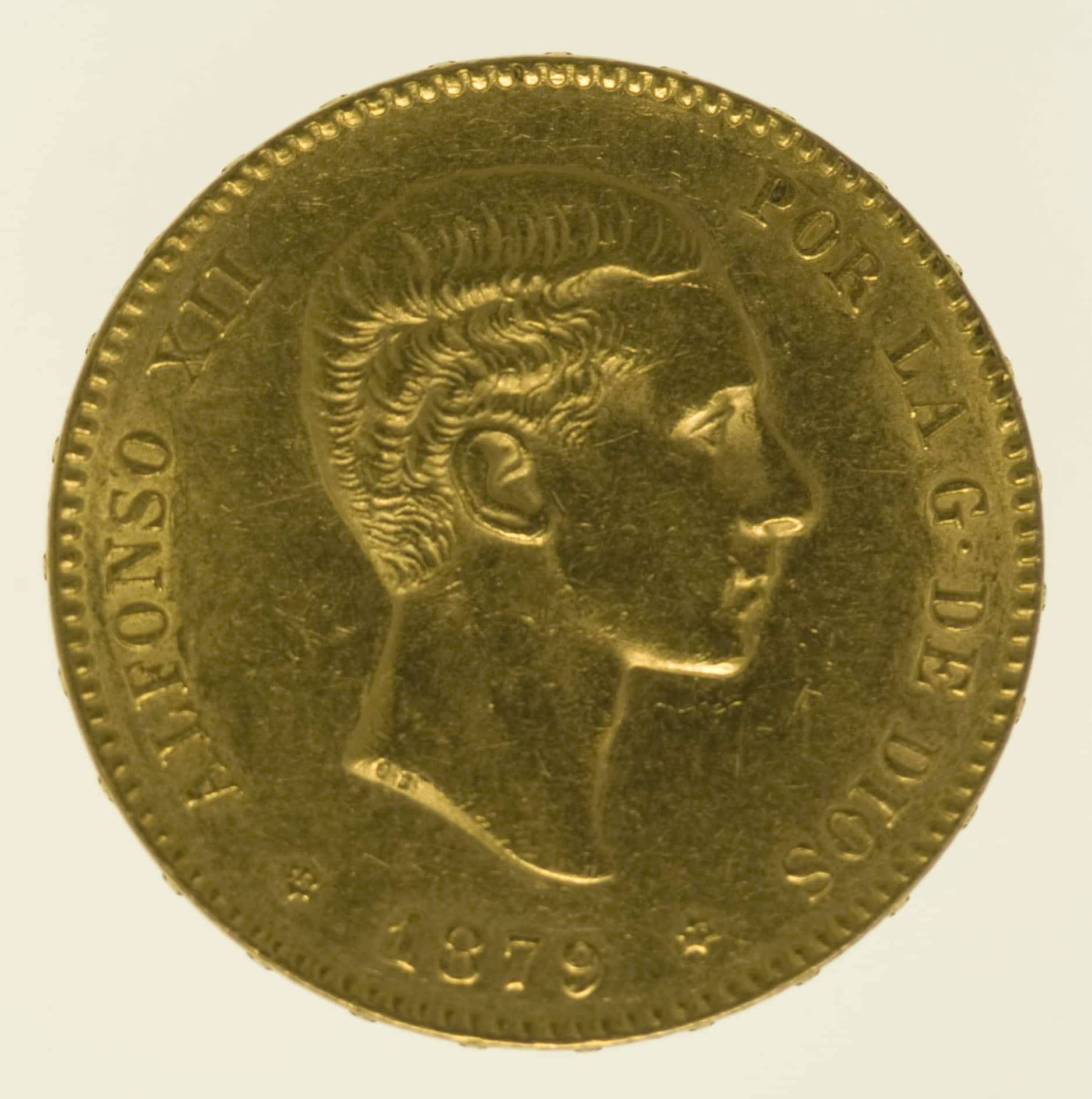 Spanien Alfonso XII. 25 Pesetas 1879 / 18-79