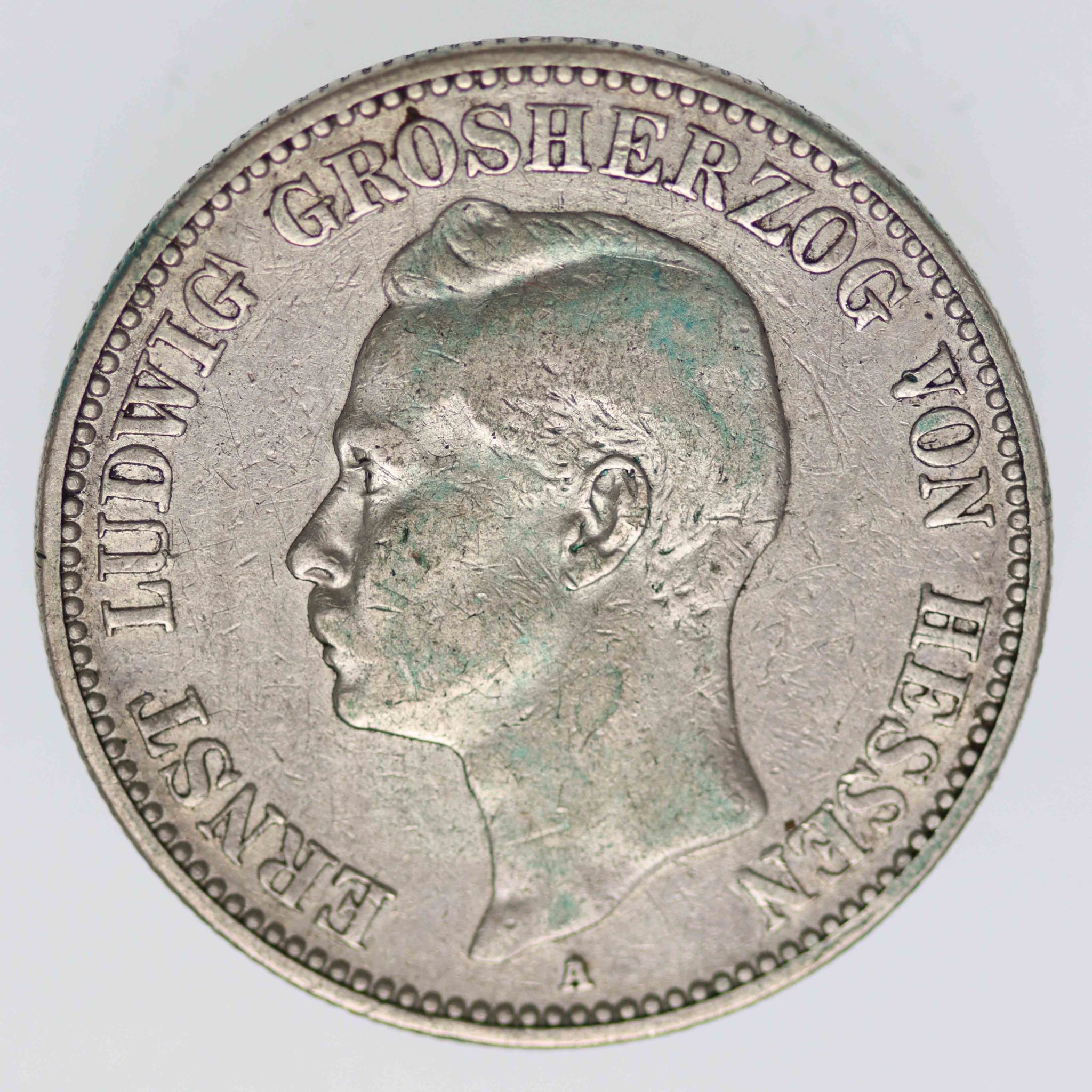 Hessen Ernst Ludwig 2 Mark 1899