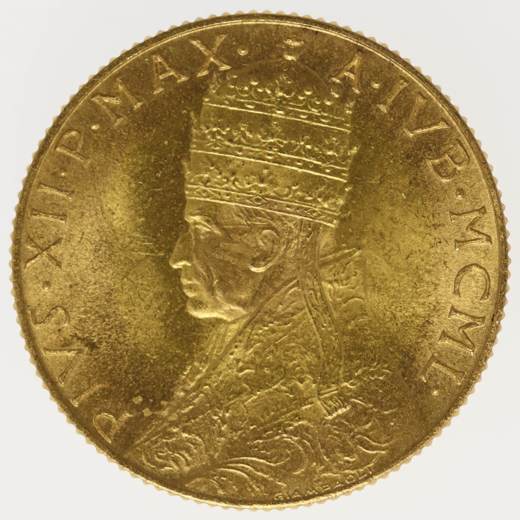 Vatikan Pius XII. 100 Lire 1950