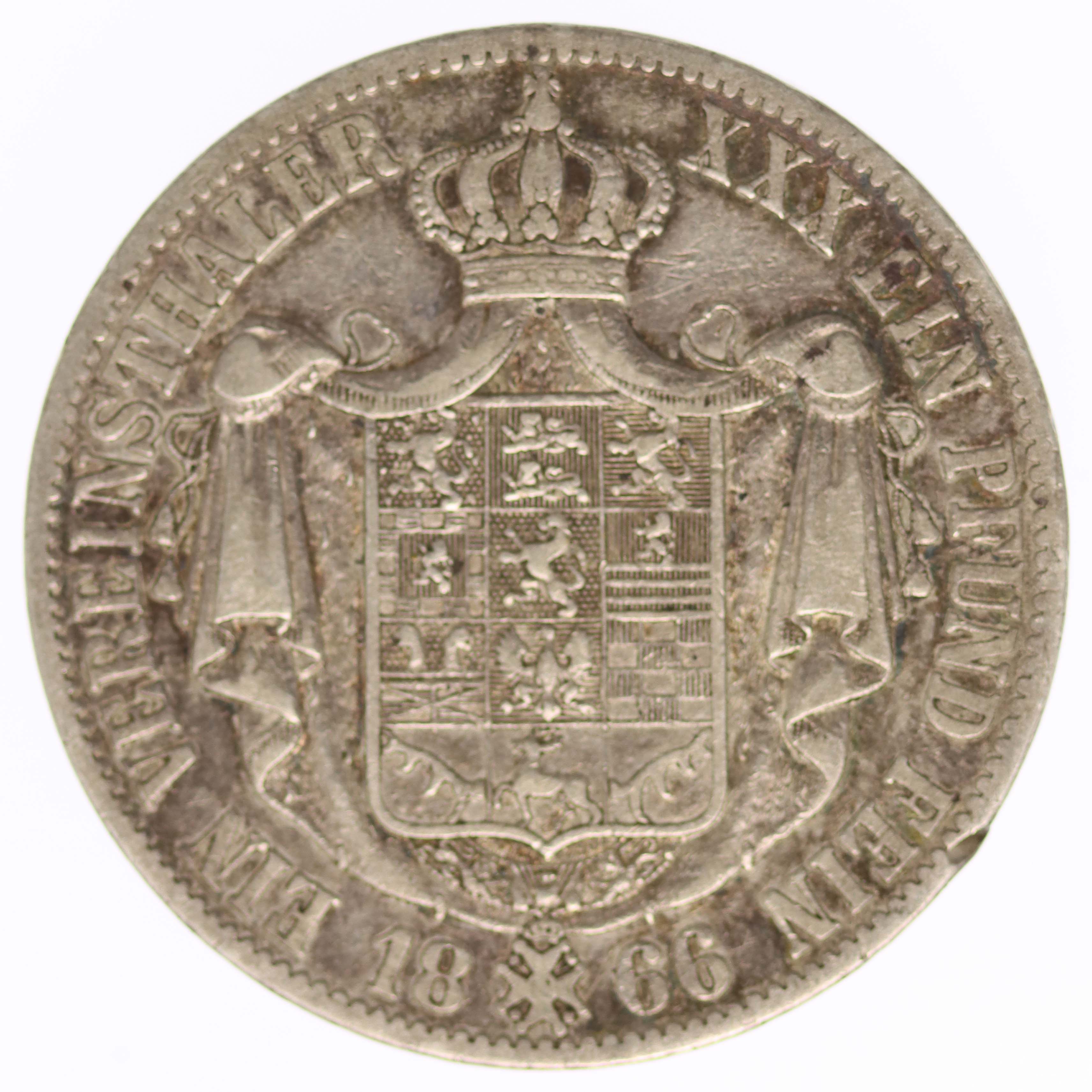 Braunschweig Lüneburg Wilhelm Vereinstaler 1866
