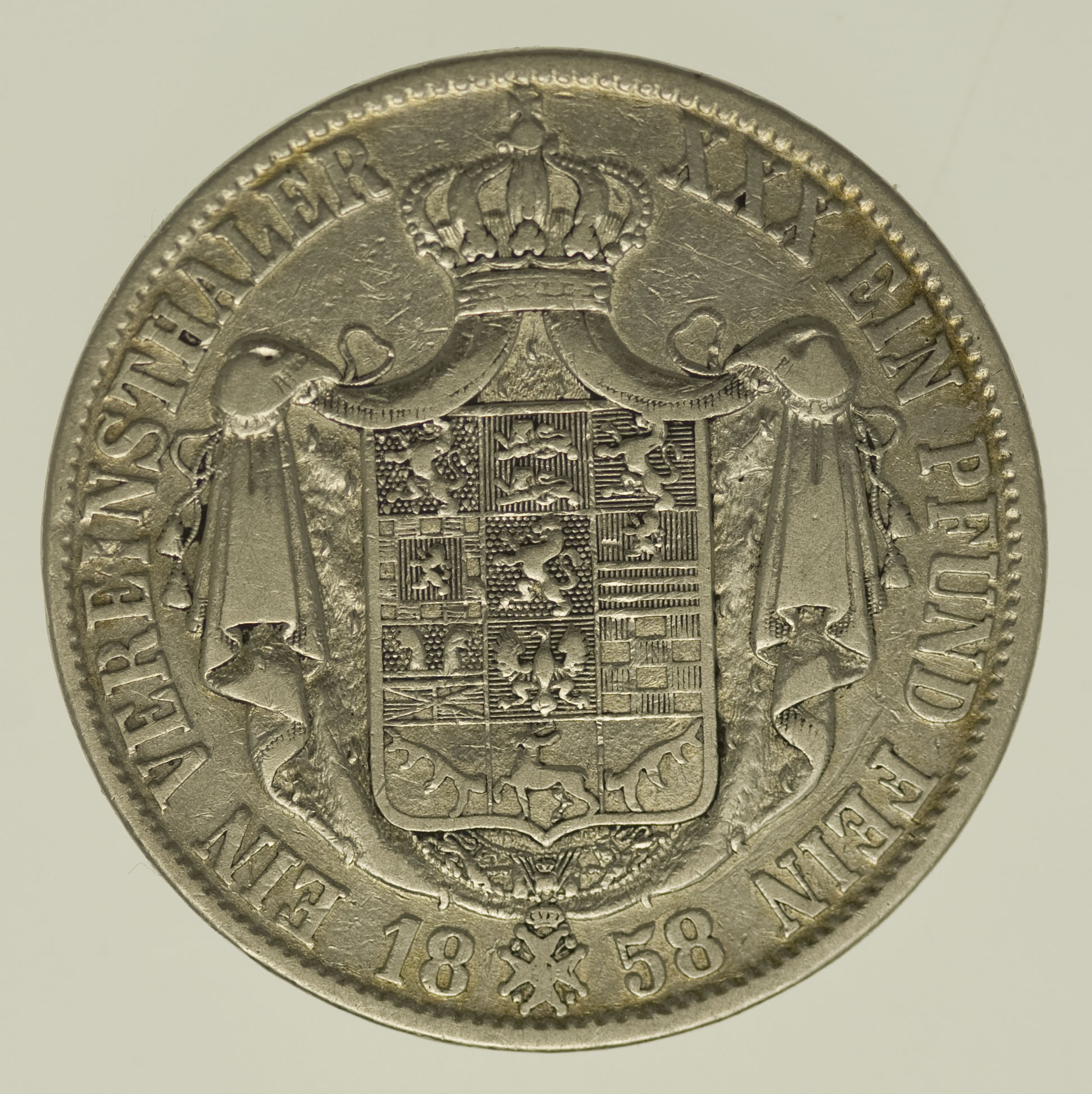 Braunschweig Lüneburg Wilhelm Vereinstaler 1858