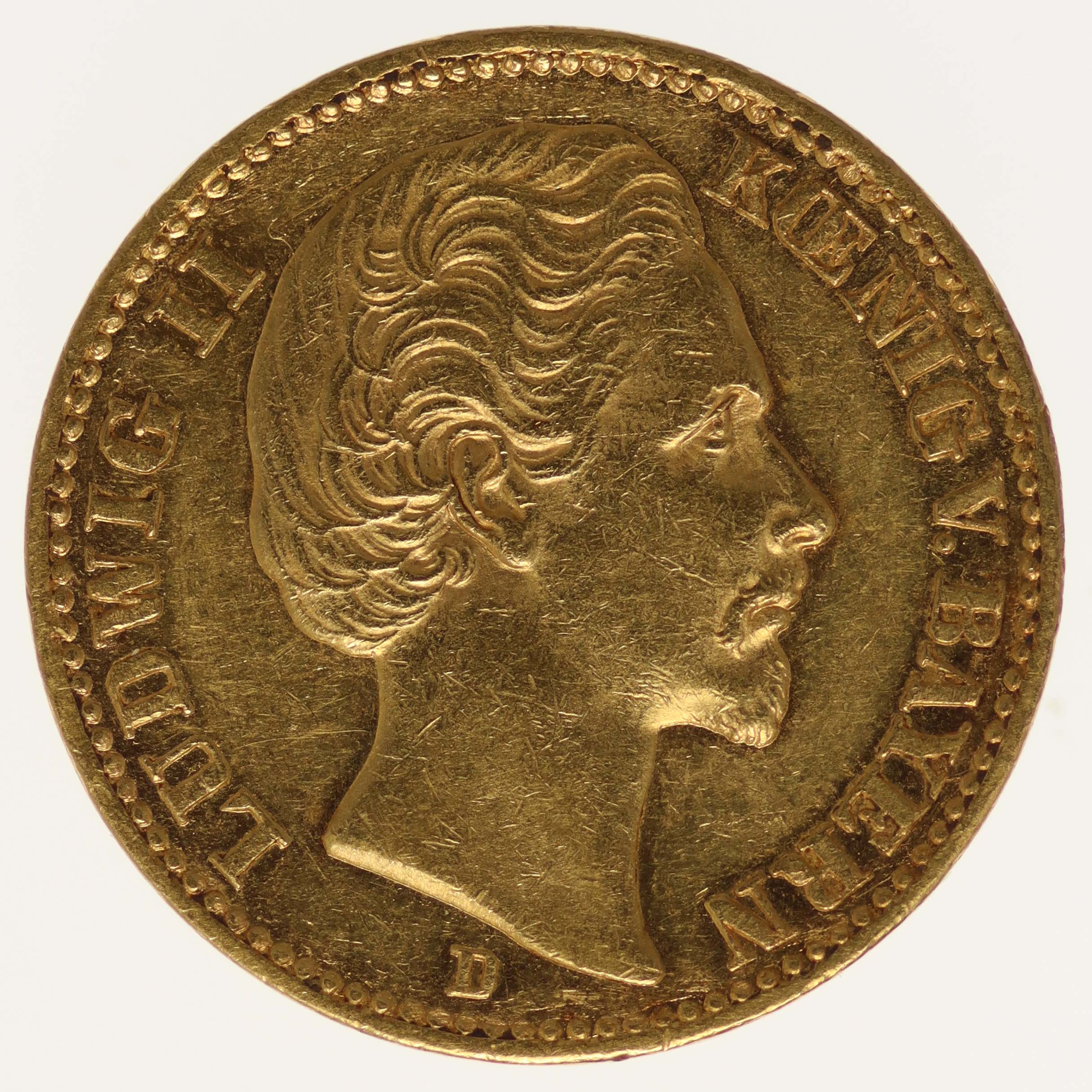 Bayern Ludwig II. 20 Mark 1873 D