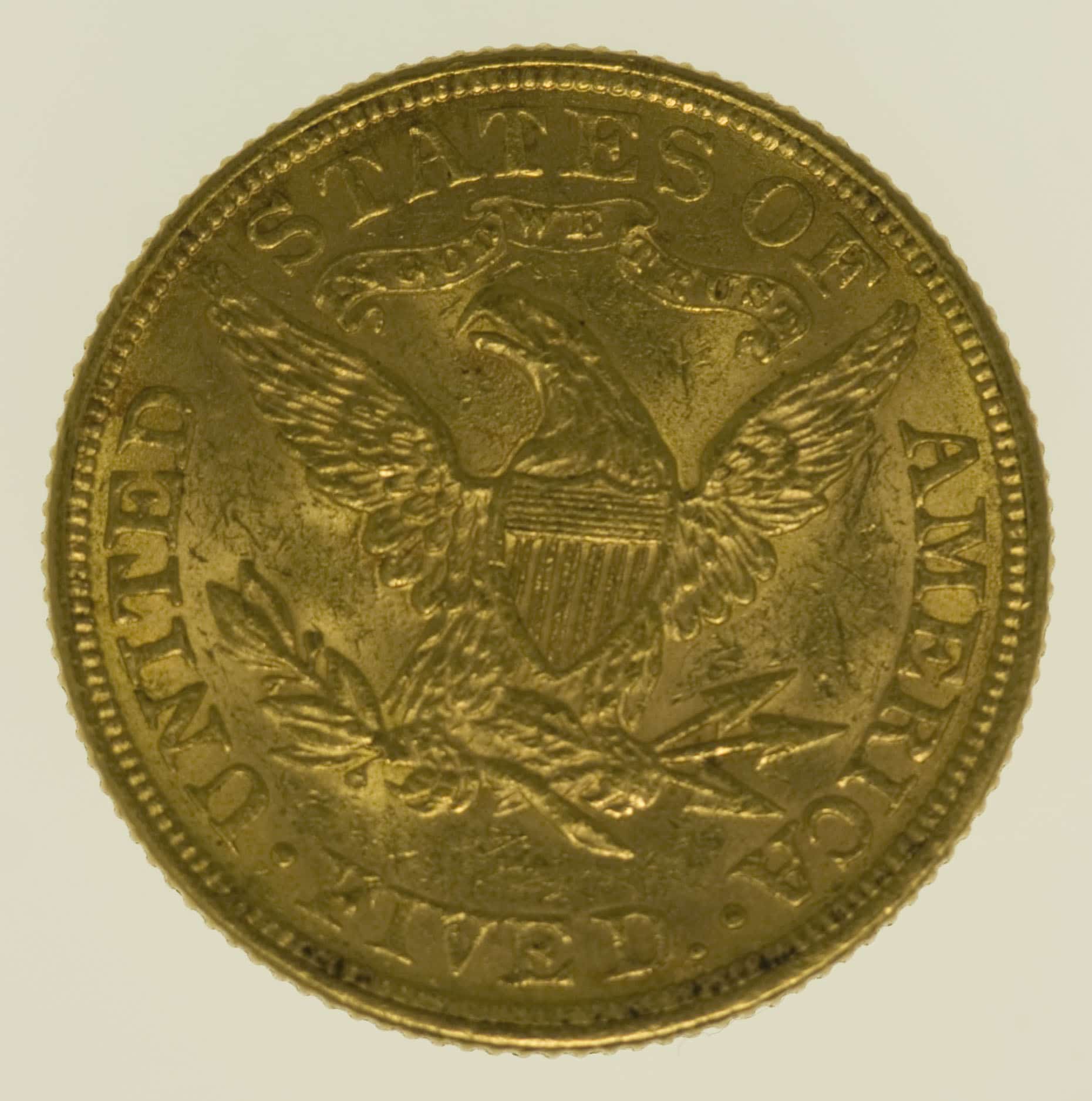 USA 5 Dollars 1880 Liberty / Kopf