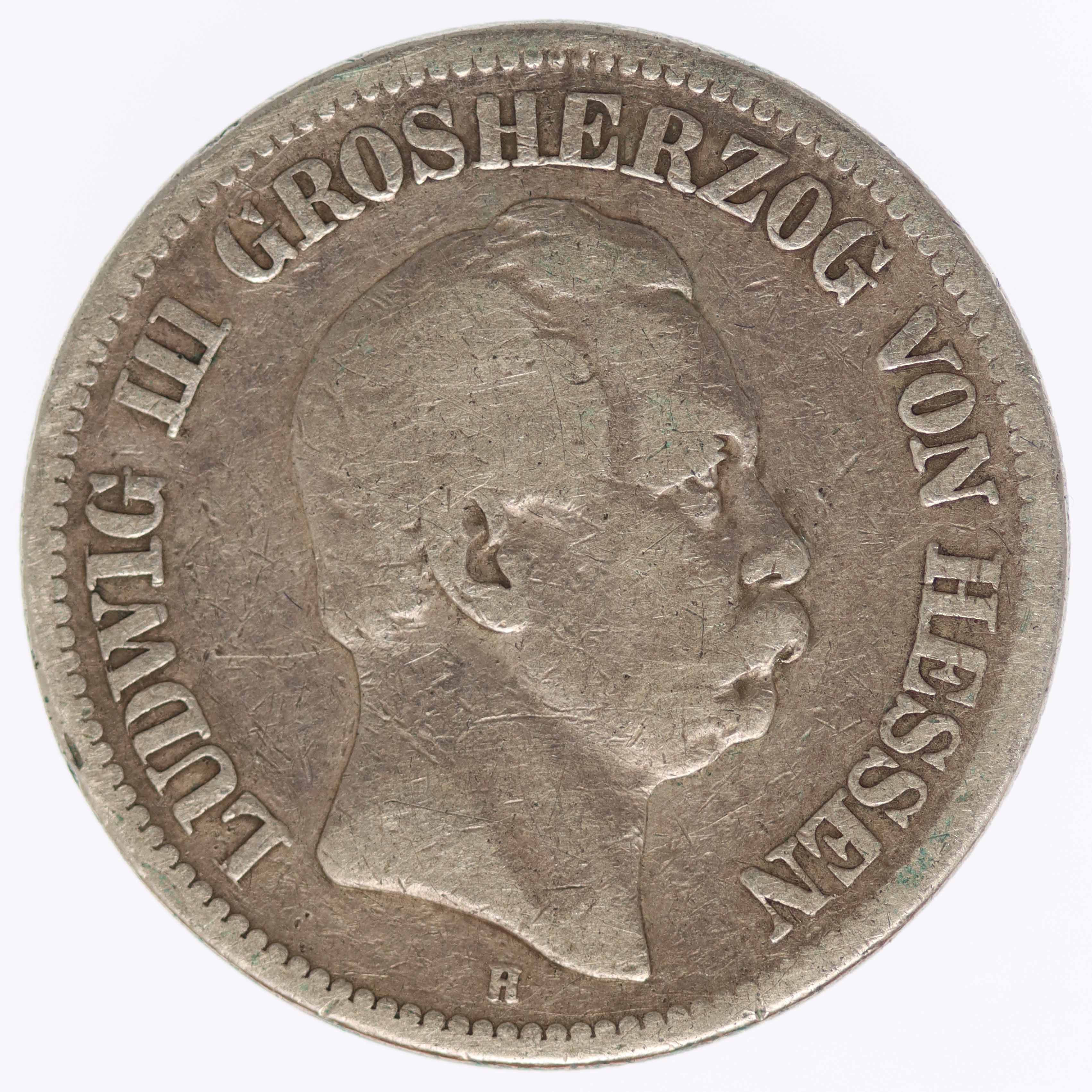 Hessen Ludwig III. 2 Mark 1877 H
